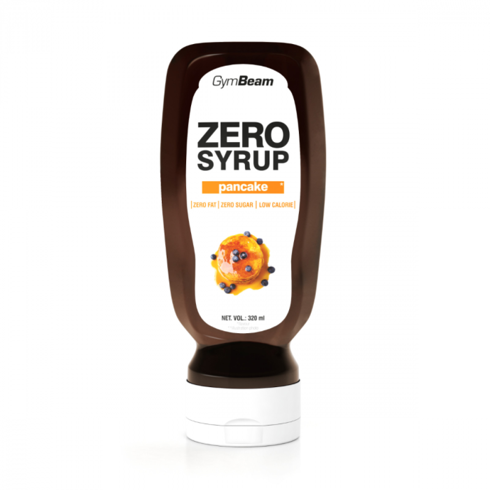 GymBeam ZERO SIRUP na palacinky - Hmotnosť: 0,32 kg | Objem: 320 ml | Balenie: 6 · záber 1