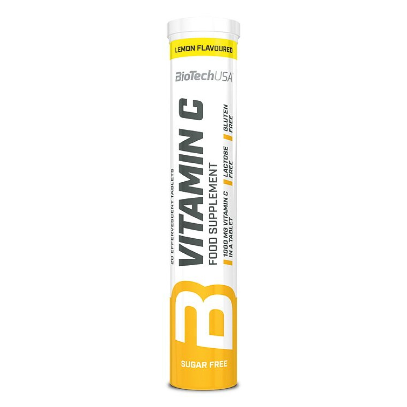 Vitamín C 1000 šumivý - Biotech USA 20 tbl. Lemon · záber 1