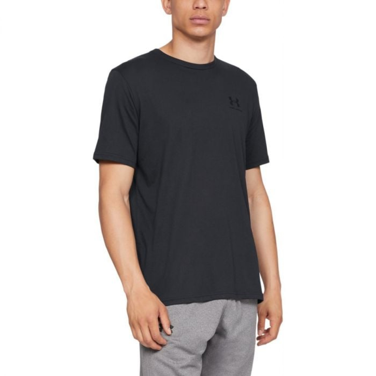 Under Armour Sportstyle Left Chest SS Black S · záber 1