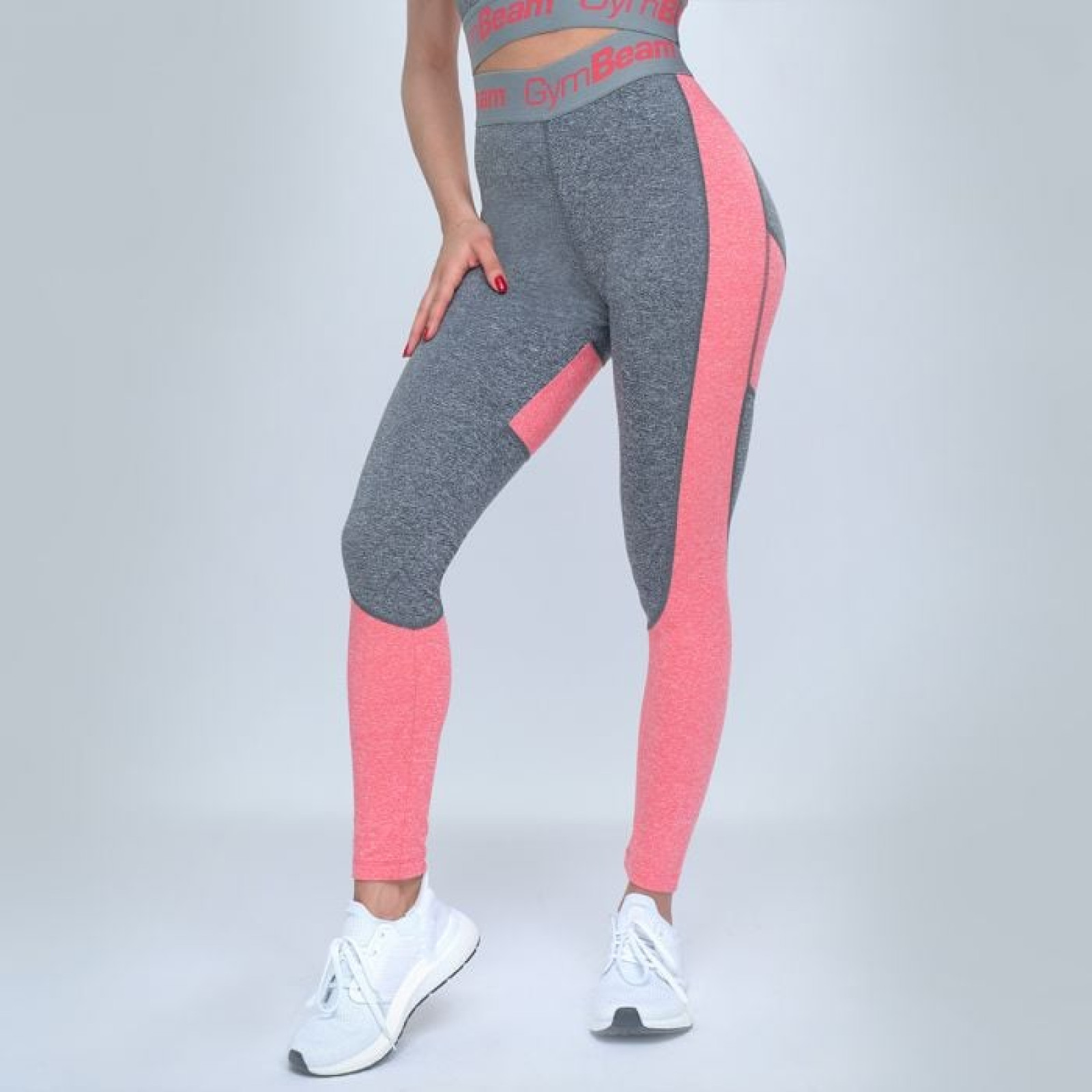 GymBeam Dámske legíny Ultrafit Heather Pink XS · záber 1
