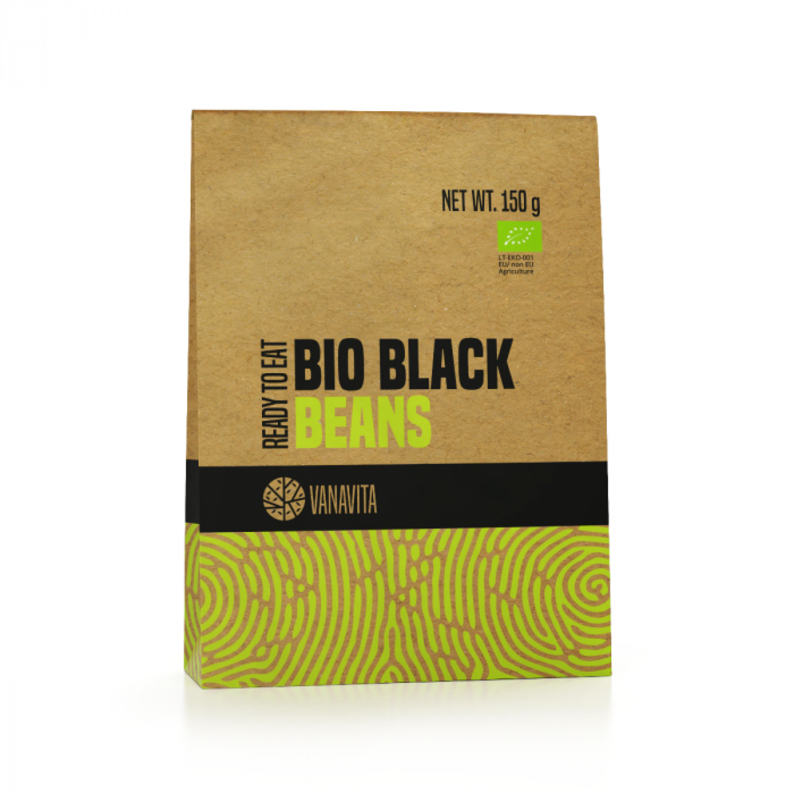 VanaVita BIO Čierna fazuľa - Ready to eat - Hmotnosť: 0,15 kg | Balenie: 10 · záber 1