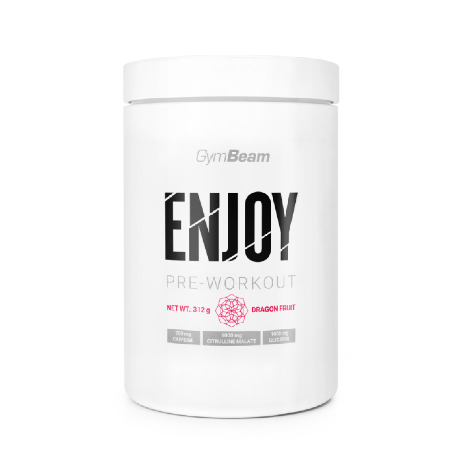 GymBeam ENJOY Pre-Workout dragon fruit · záber 1