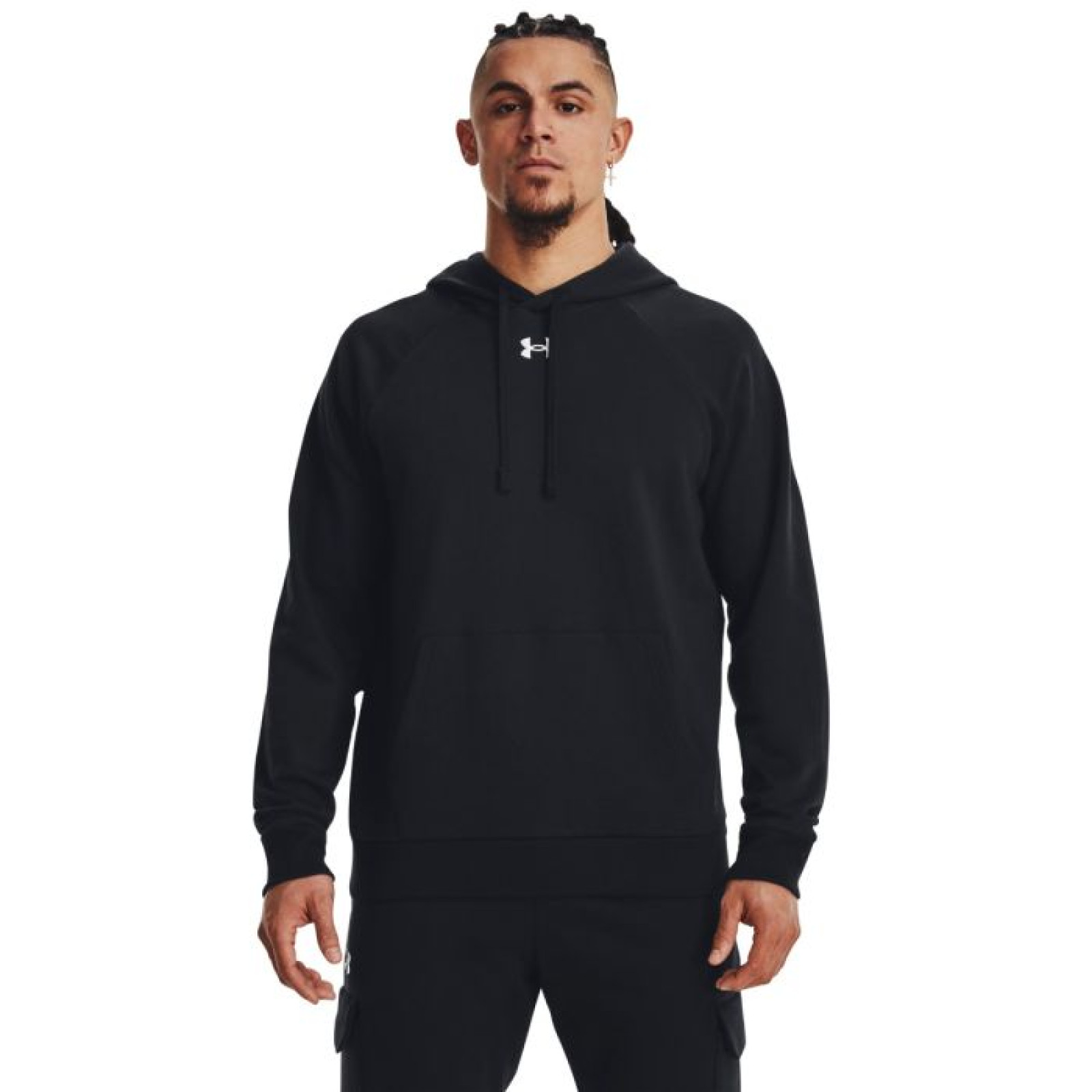 Under Armour Mikina UA Rival Fleece Hoodie Black MM · záber 1