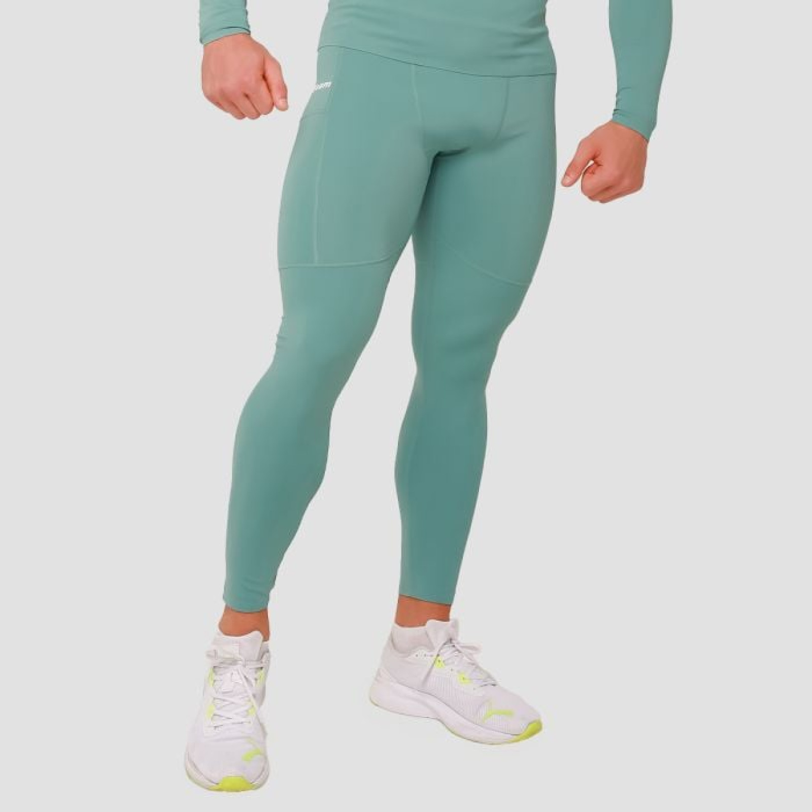 GymBeam Kompresné legíny High Blue M · záber 1