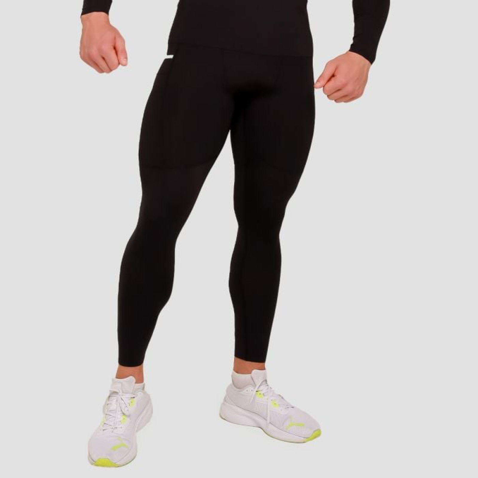 GymBeam Kompresné legíny High Black MM · záber 1