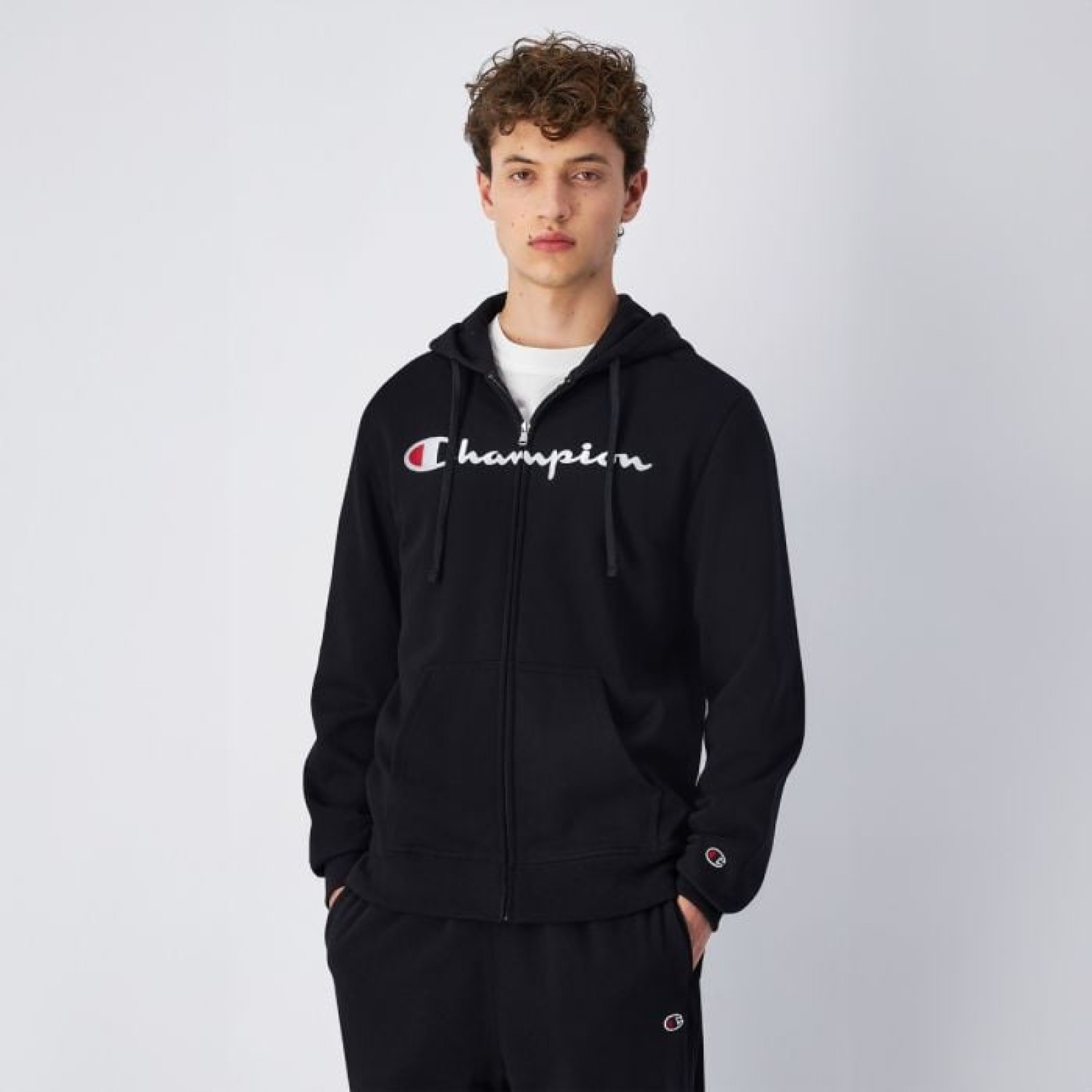 Champion Mikina Full Zip Black MM · záber 1