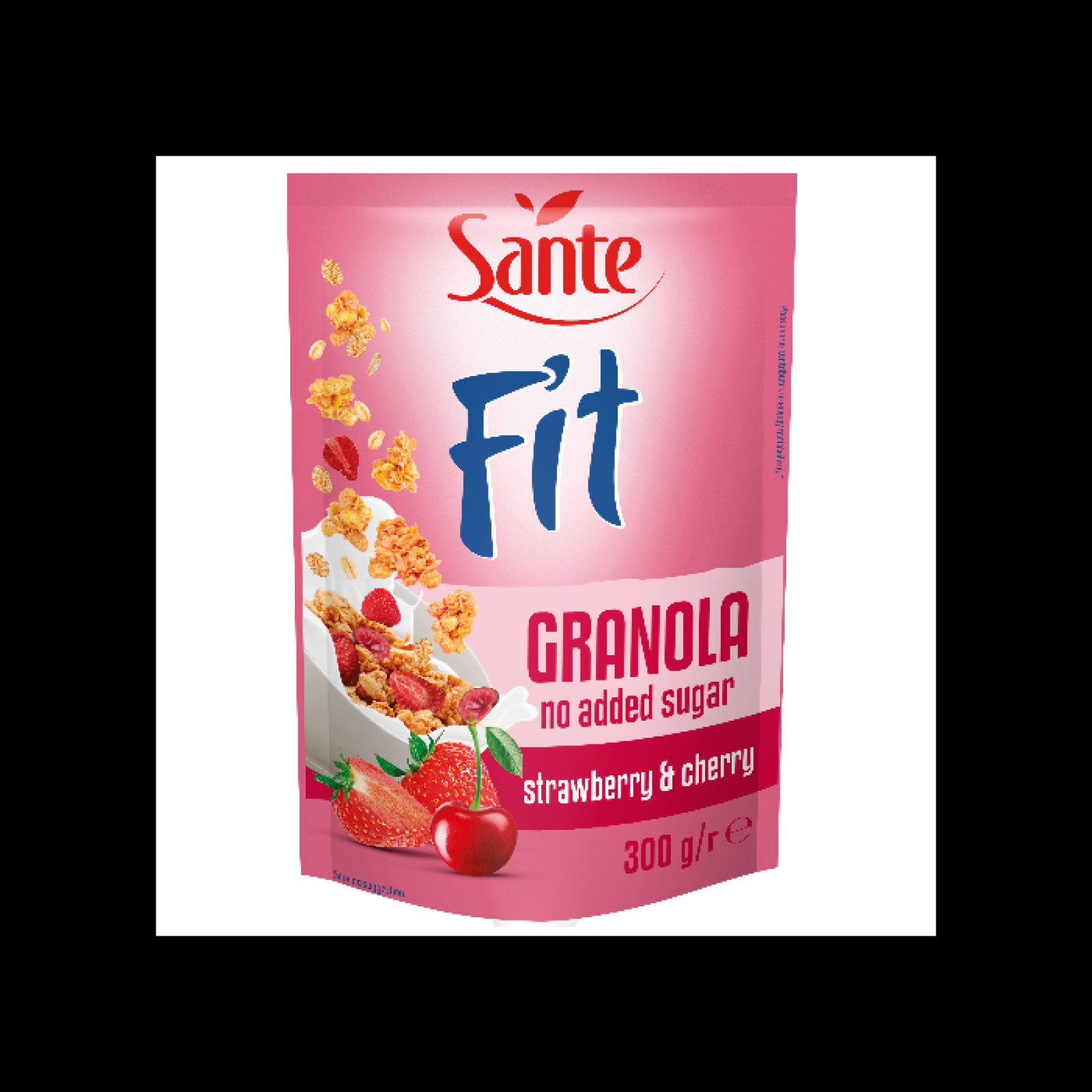 Sante Fit Granola jahoda čerešňa - Príchuť: Jahoda čerešňa | Hmotnosť: 3,6 kg | Balenie: 12 · záber 1