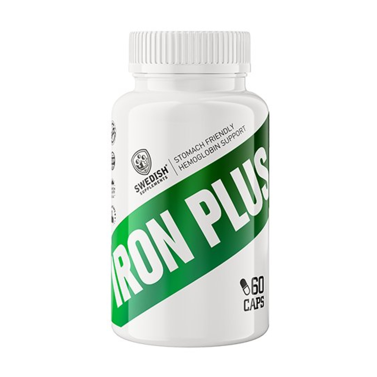 Iron Plus - Swedish Supplements 60 kaps. · záber 1