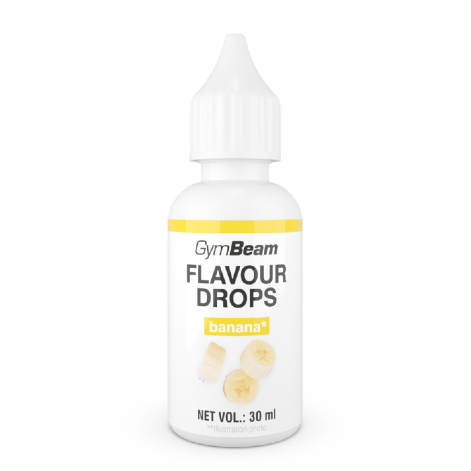 GymBeam Flavour Drops banán · záber 1