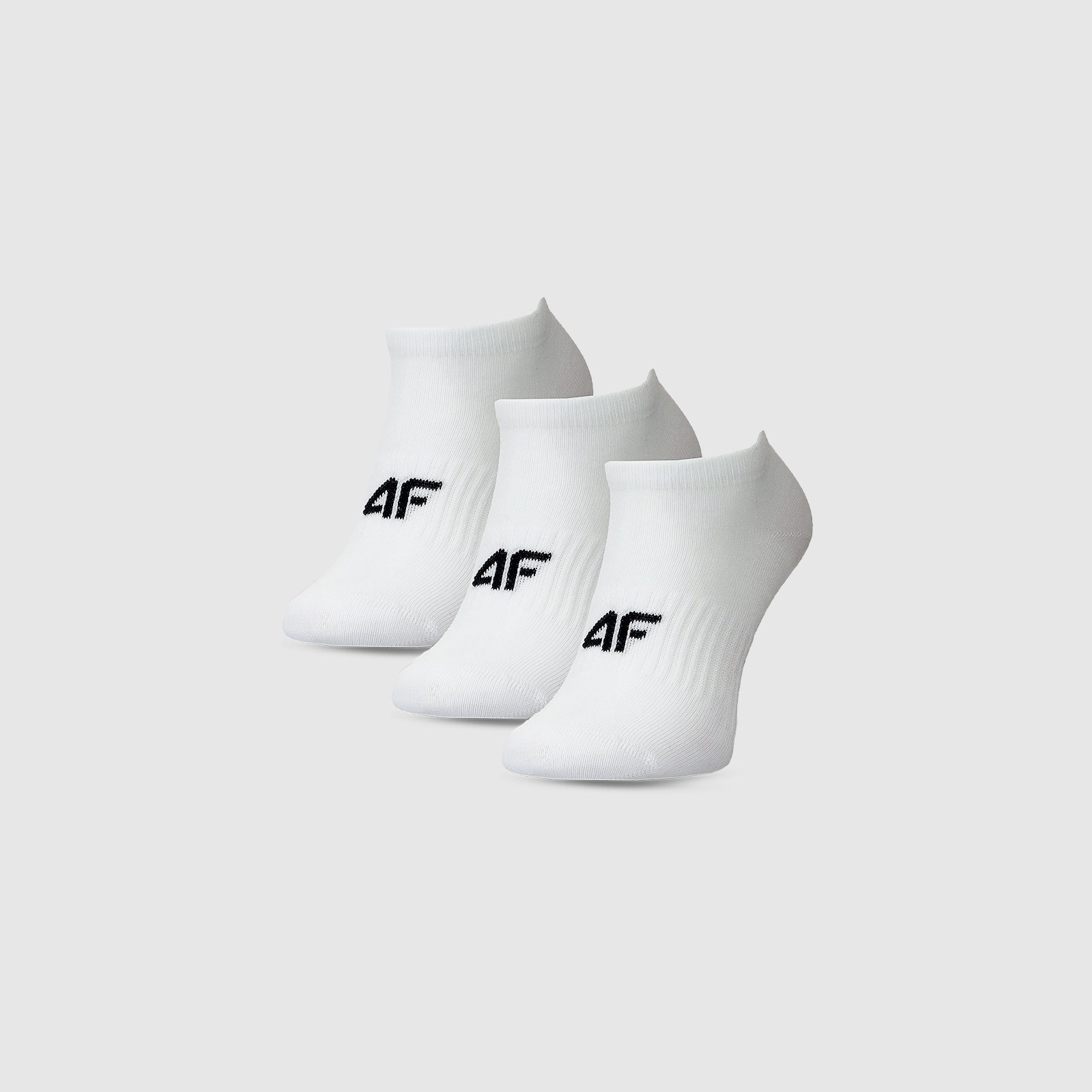 Dievčenské casual ponožky pod členok (3-pack) - biele · záber 1