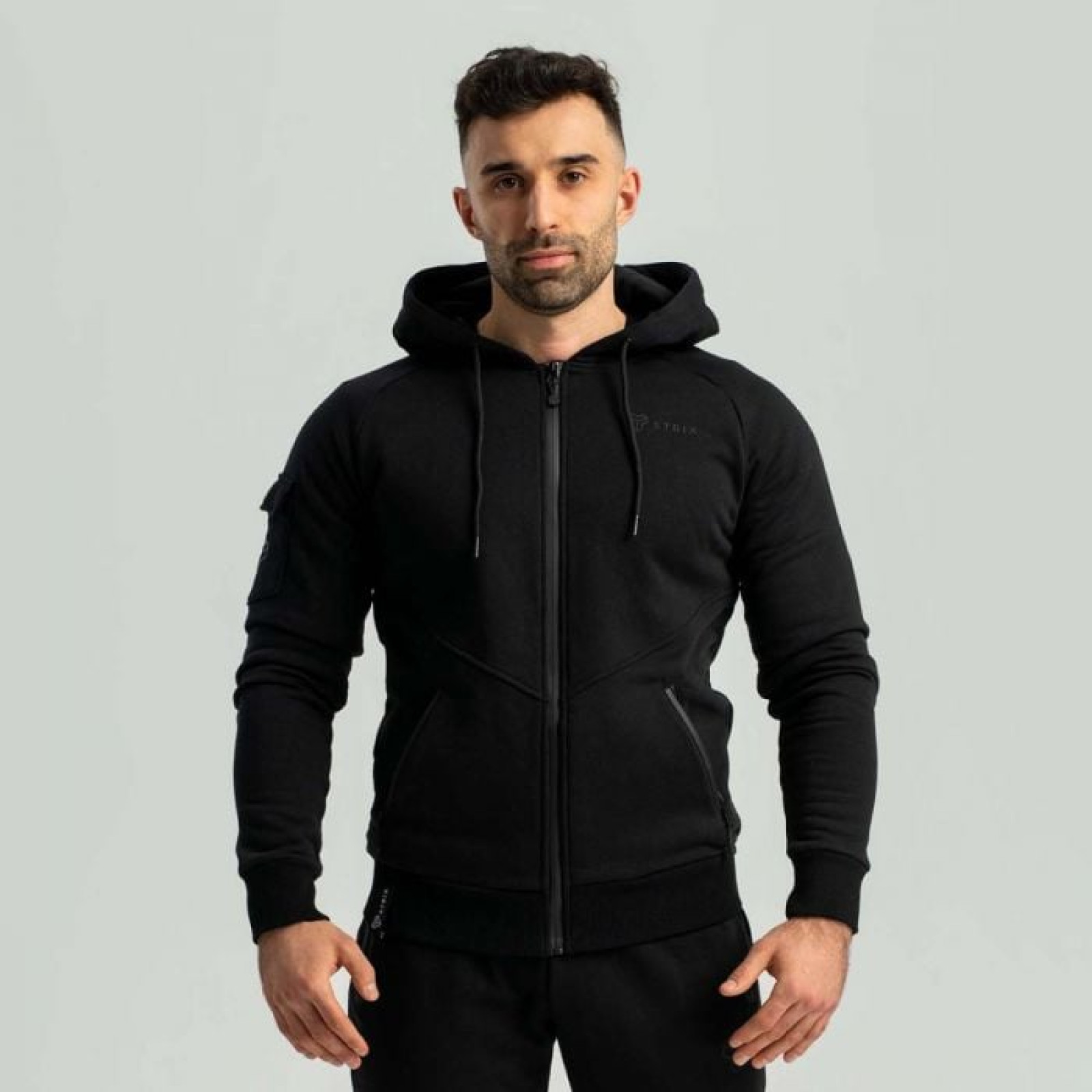 STRIX Mikina so zipsom Nova Black SS · záber 1