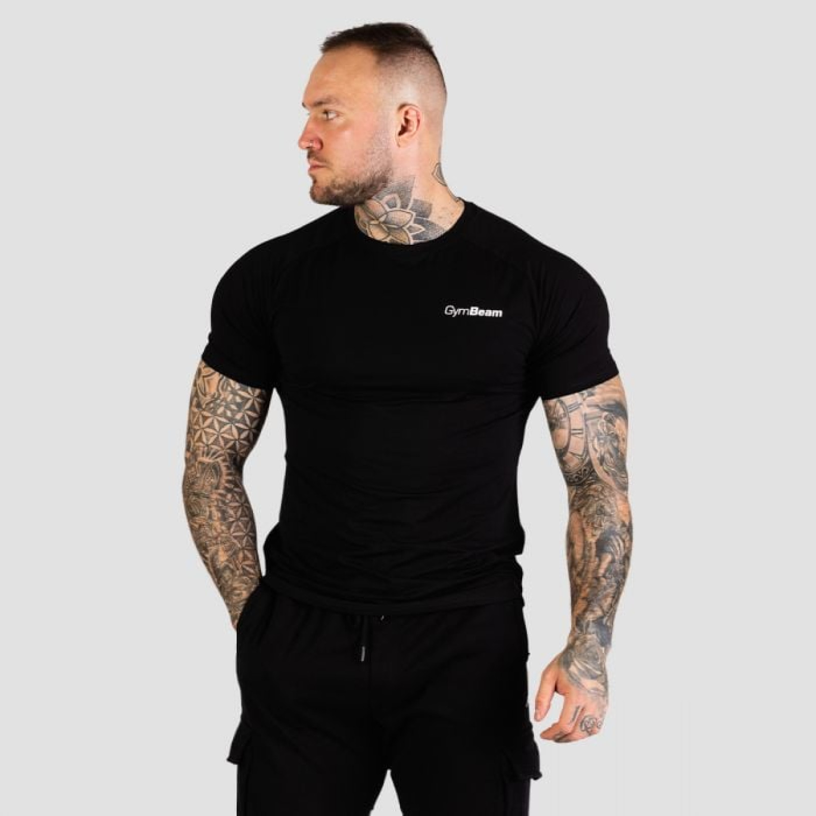 GymBeam Tričko Fitted TRN T-shirt Black XXLXXL · záber 1