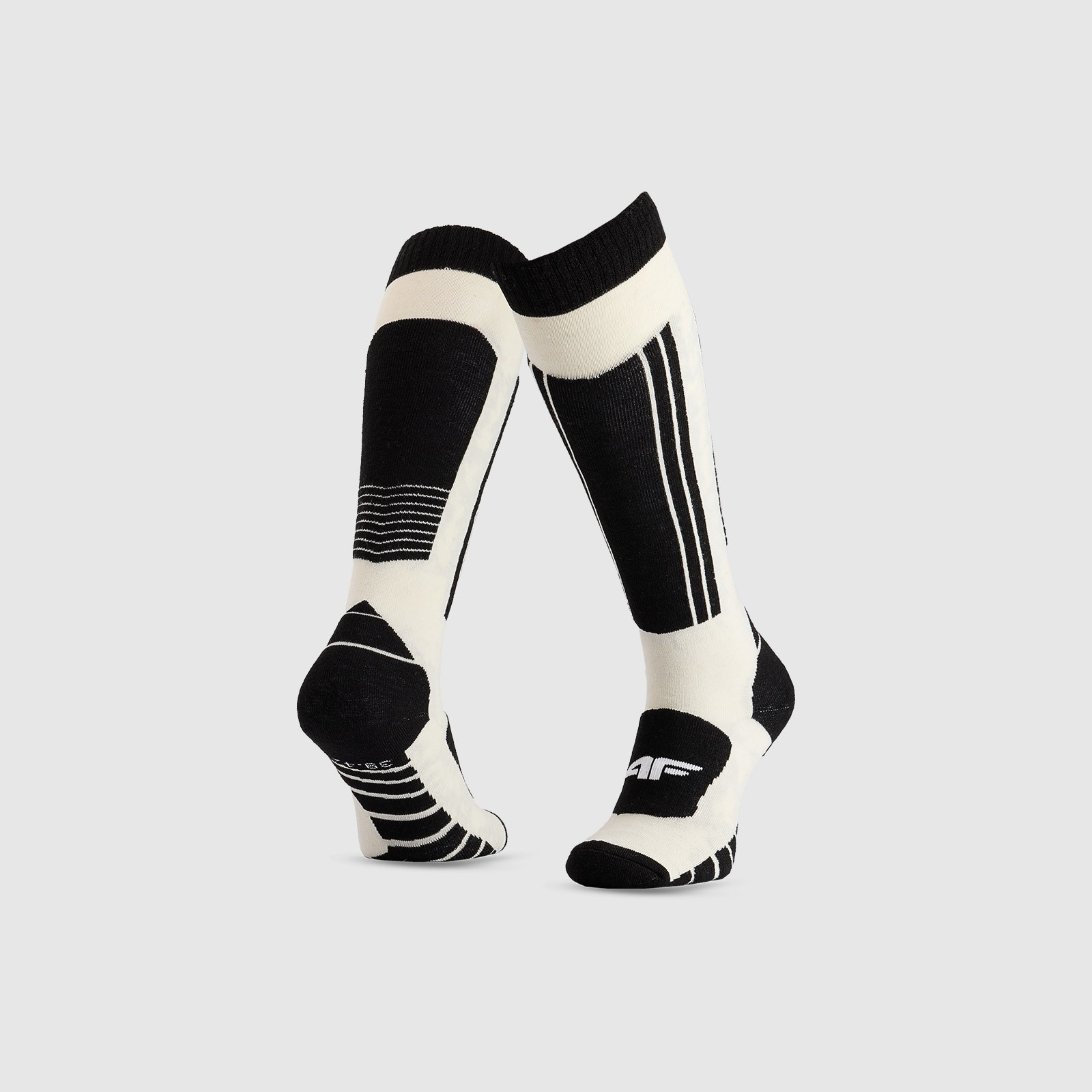 Unisex lyžiarske ponožky s merino vlnou - biele · záber 1