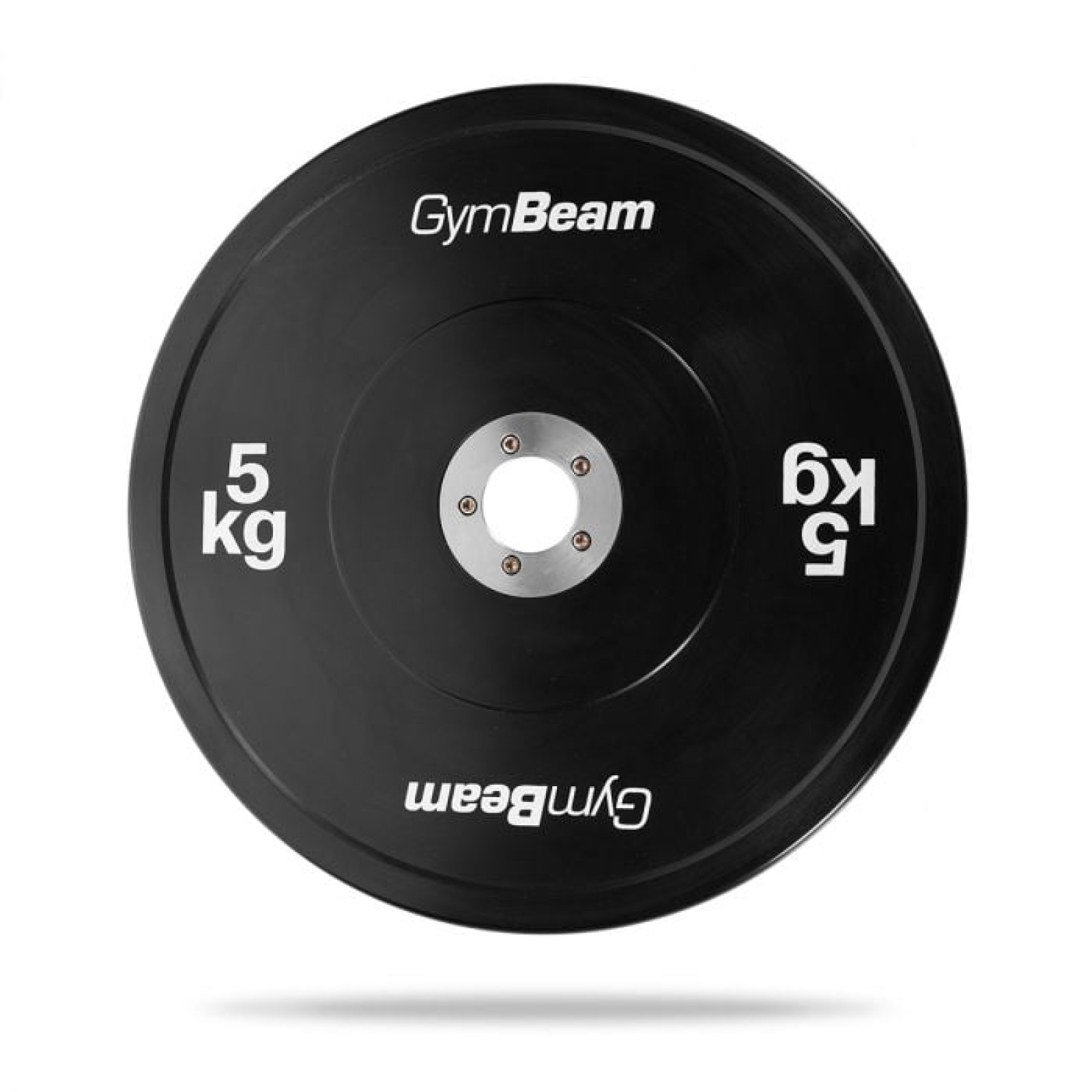 GymBeam Gumový kotúč Competition Bumper - Farba: Čierna | Hmotnosť: 5 kg | Balenie: 2 · záber 1