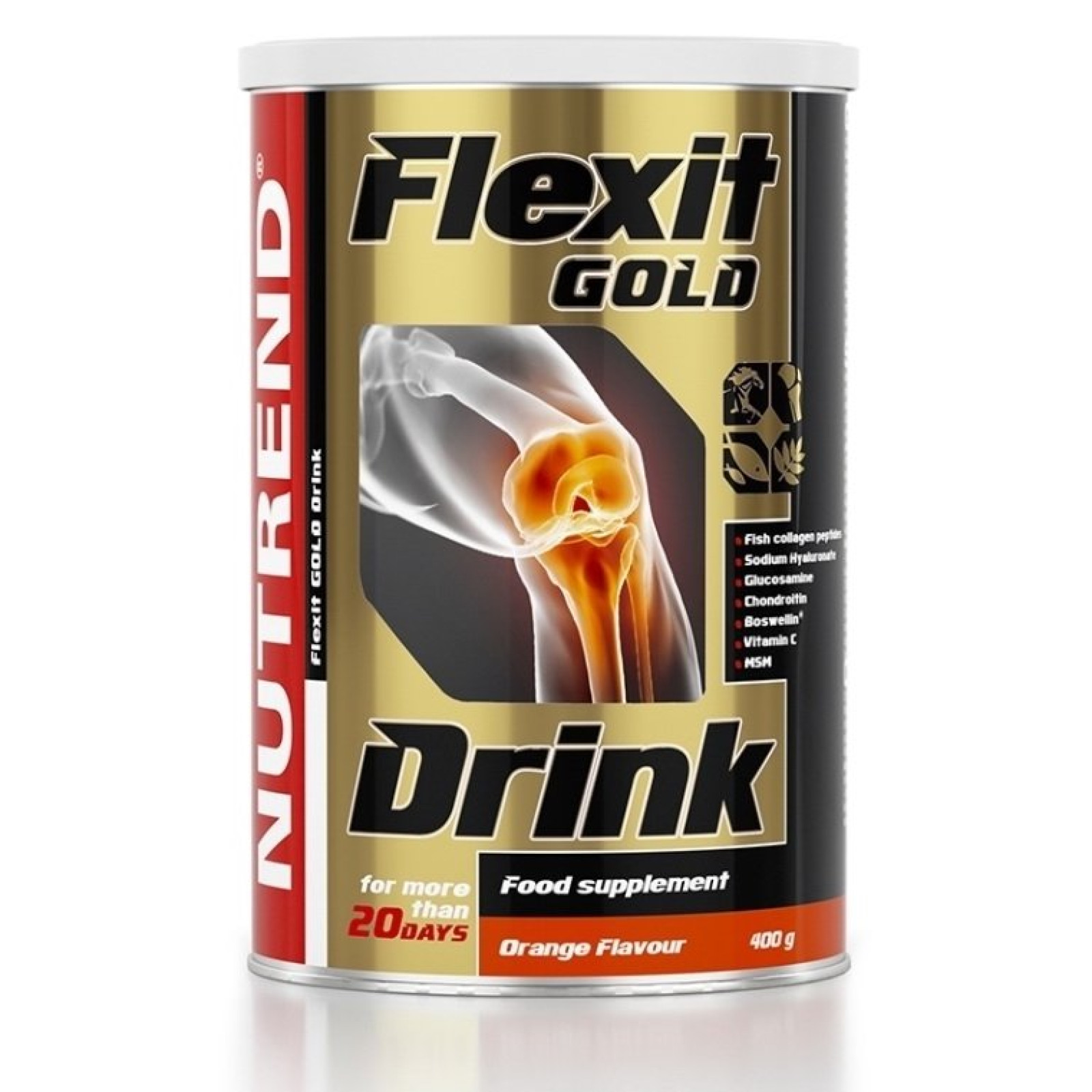 Flexit Gold Drink dóza - Nutrend 400 g Orange · záber 1