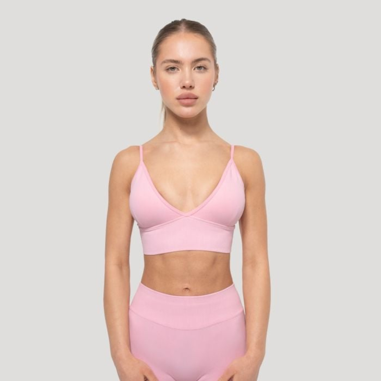 GymBeam Športová podprsenka Luma Baby Pink L · záber 1