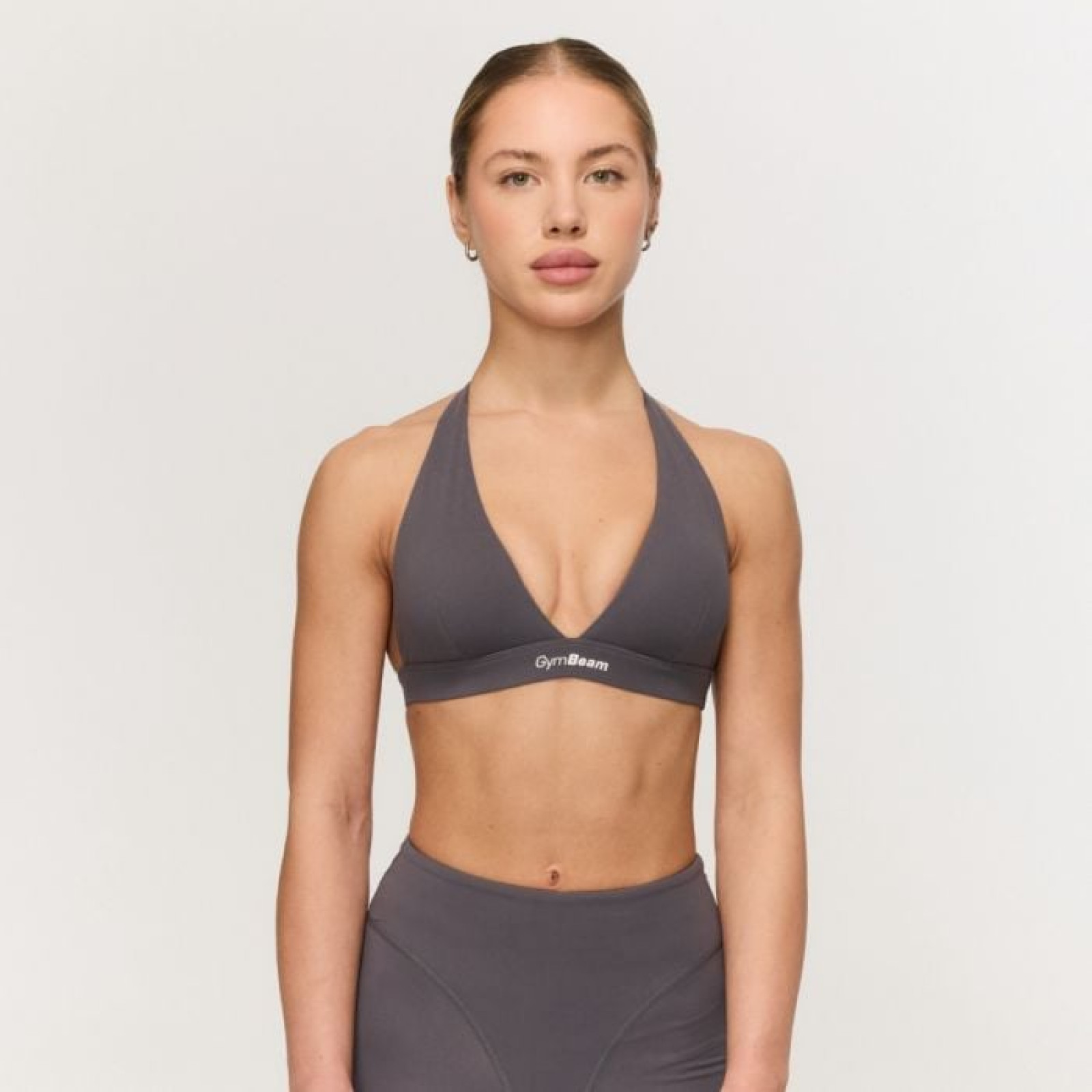GymBeam Športová podprsenka Halter Fierce Grey XL · záber 1