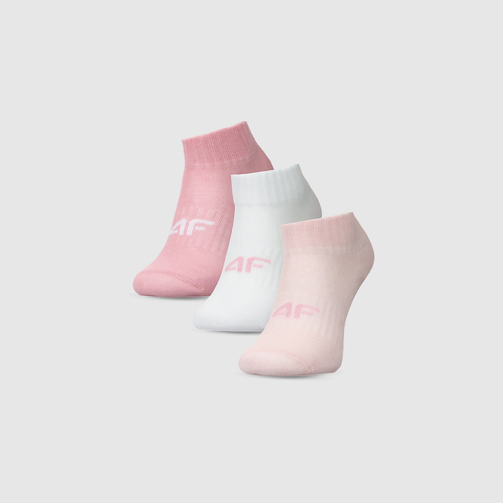 Dievčenské casual ponožky nad členok (3-pack) - multicolor · záber 2