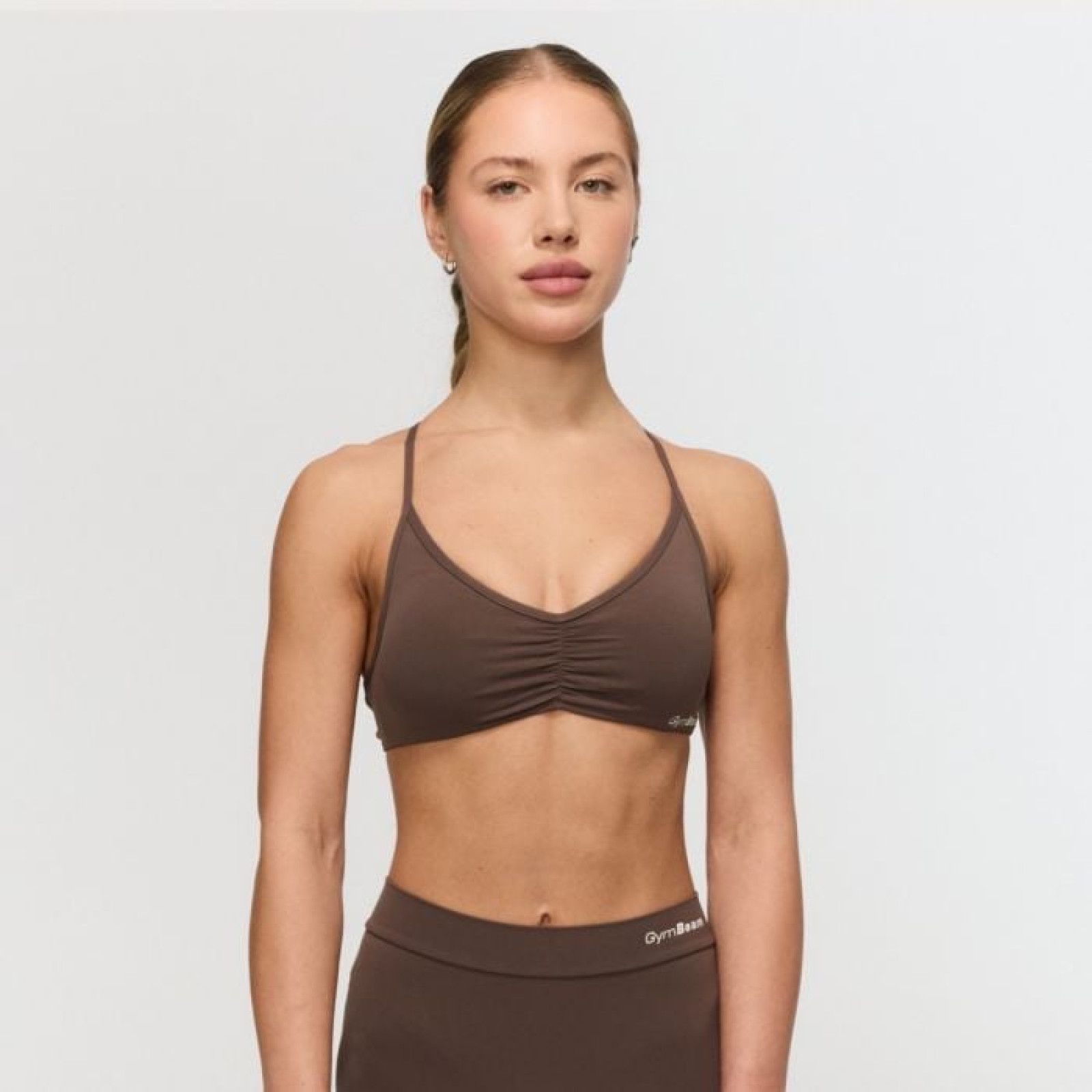 GymBeam Športová podprsenka Fierce Cappuccino L · záber 1