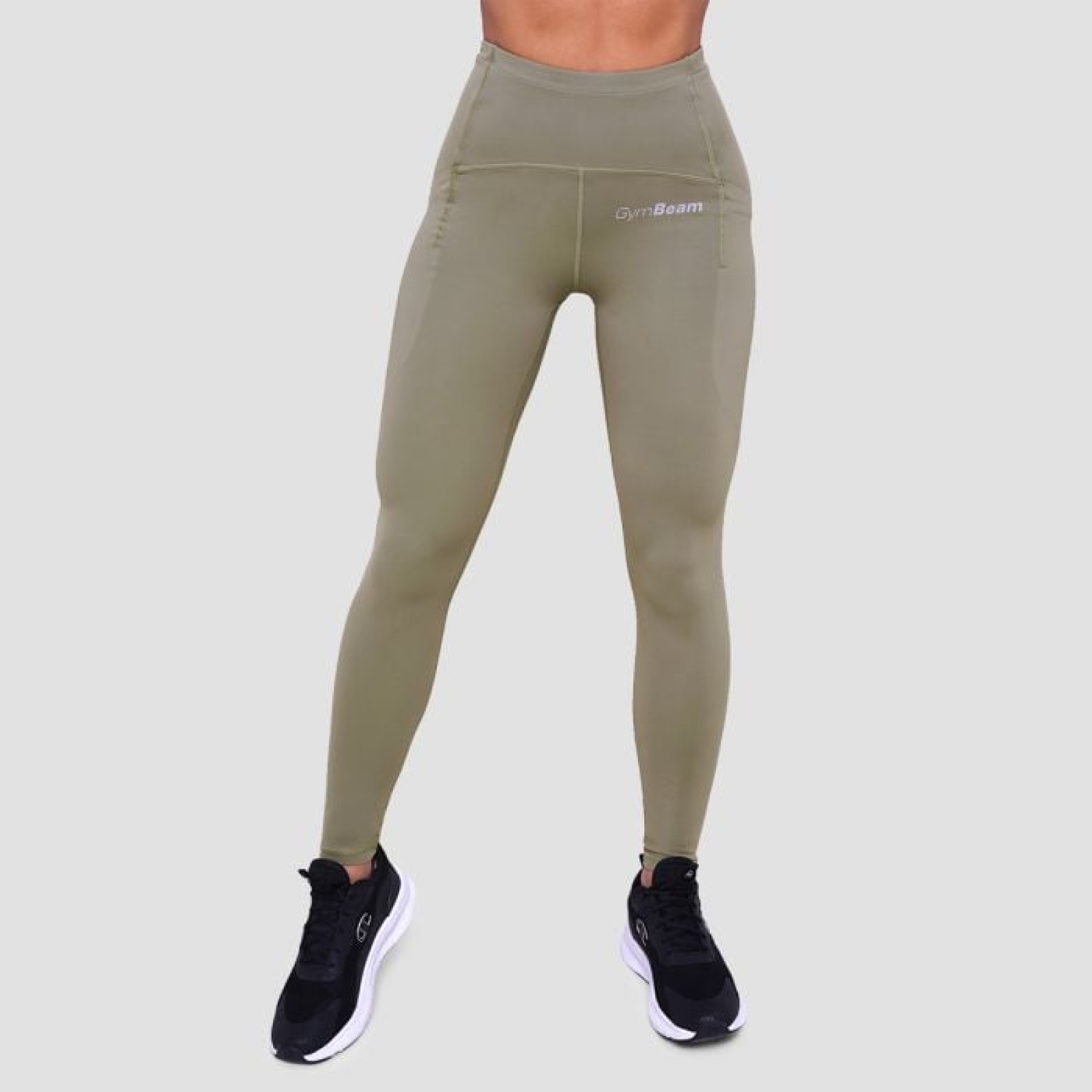 GymBeam Dámske bežecké legíny Pulse Vetiver SS · záber 1
