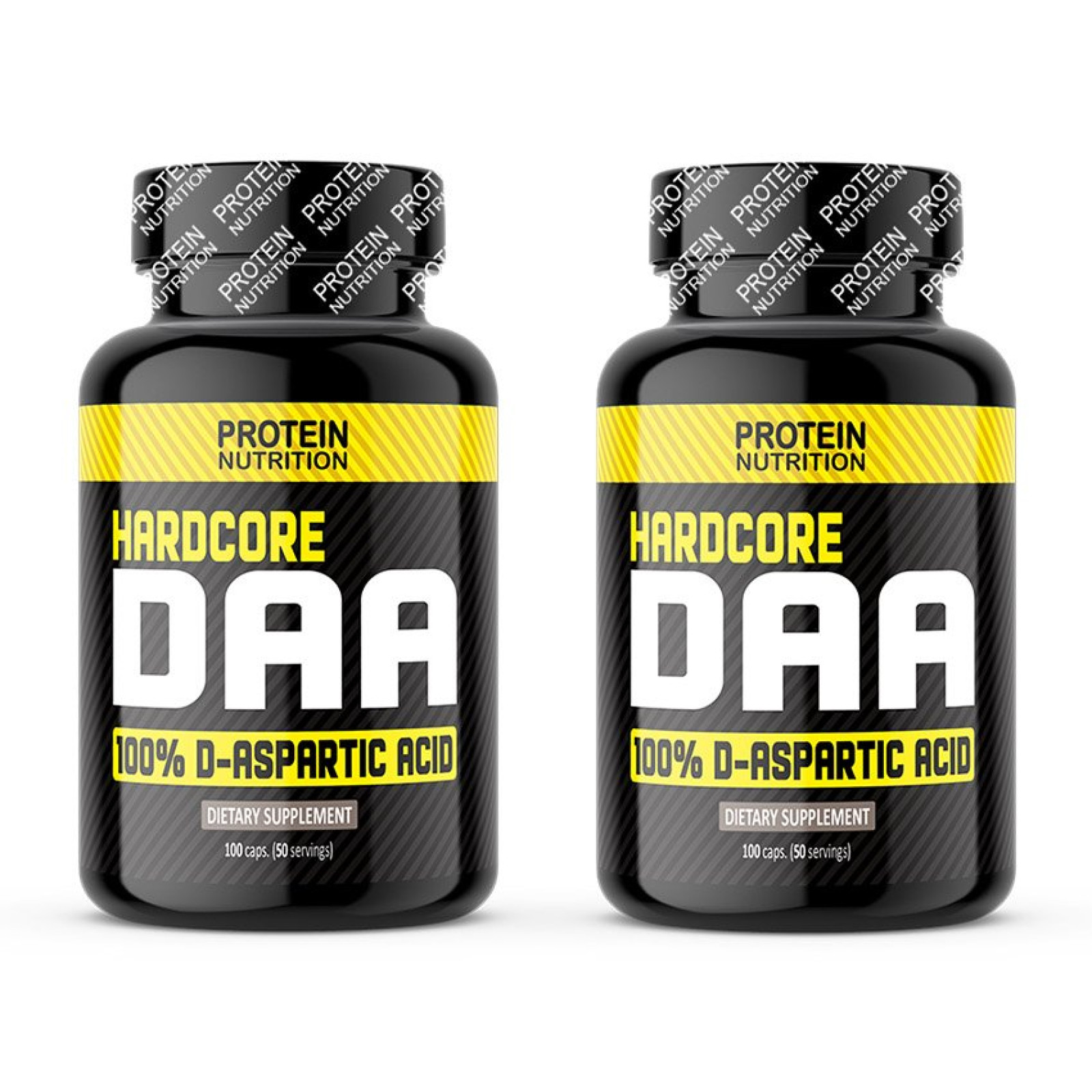 1+1 Zadarmo: Hardcore DAA - Protein Nutrition 100 kaps. + 100 kaps. · záber 1