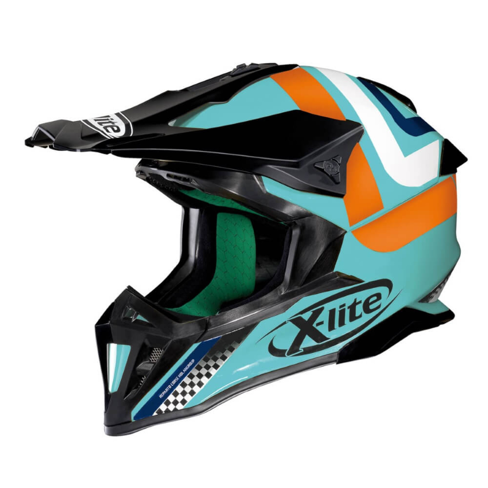 X-Lite X-502 Best Trick Aquamarine modro-čierna - L (59-60) · záber 1