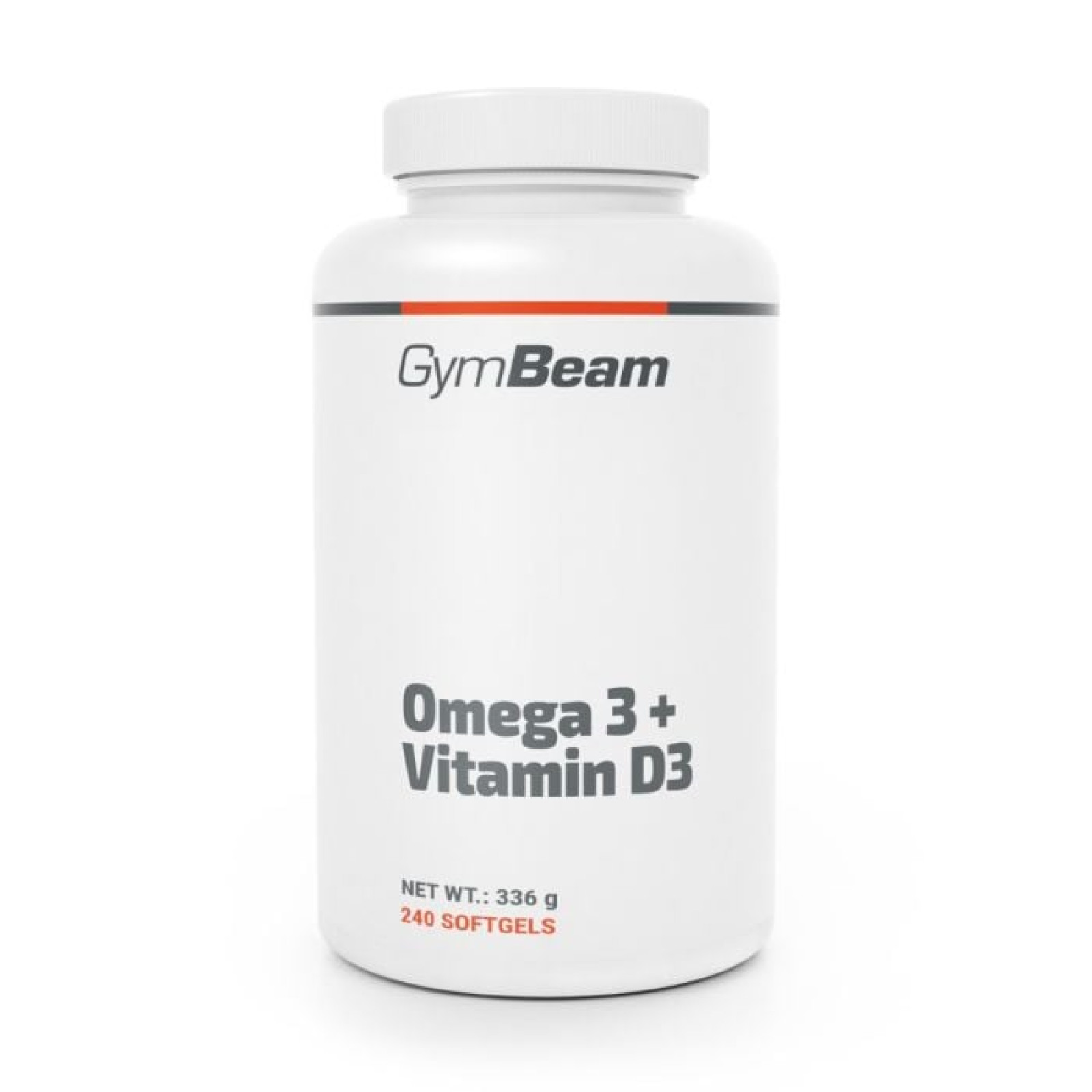 GymBeam Omega 3 + Vitamin D3 - Hmotnosť: 0,336 kg | Balenie: 40 · záber 1