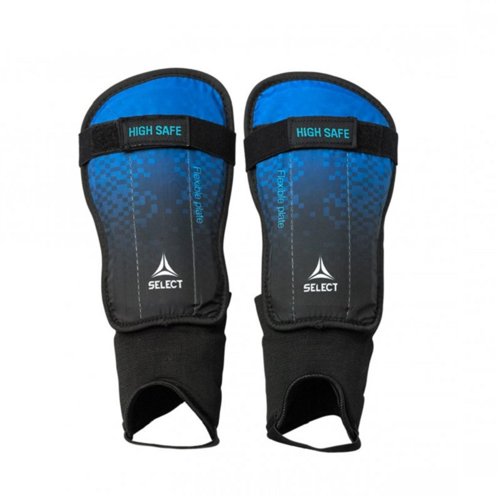 Futbalové chrániče SELECT Shin guards High Safe modro-čierna - Hmotnosť: 0,3 kg · záber 1