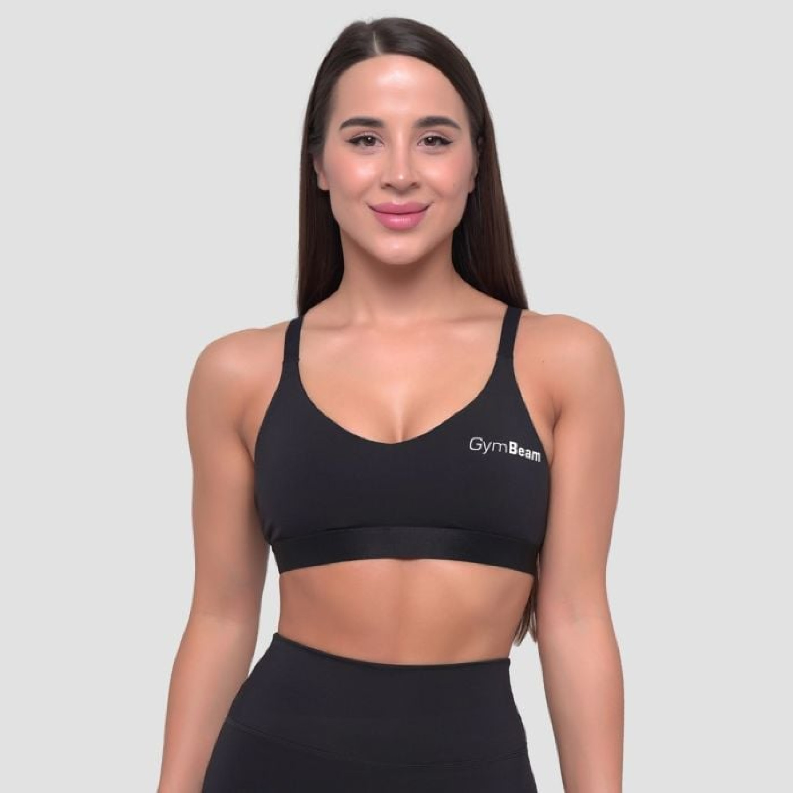 GymBeam Športová podprsenka String Essence Black S · záber 1