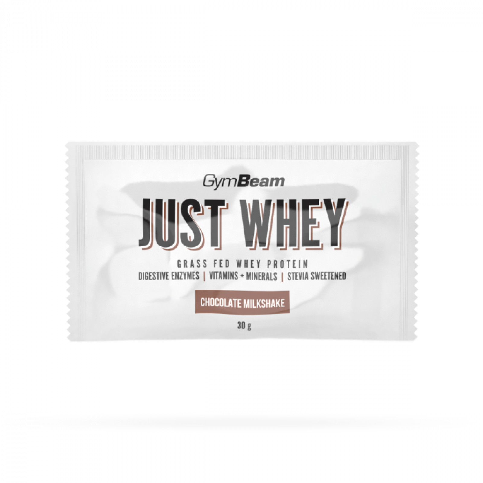 GymBeam Vzorka Just Whey cookies & cream - Príchuť: Cookies & cream | Hmotnosť: 12 kg · záber 1