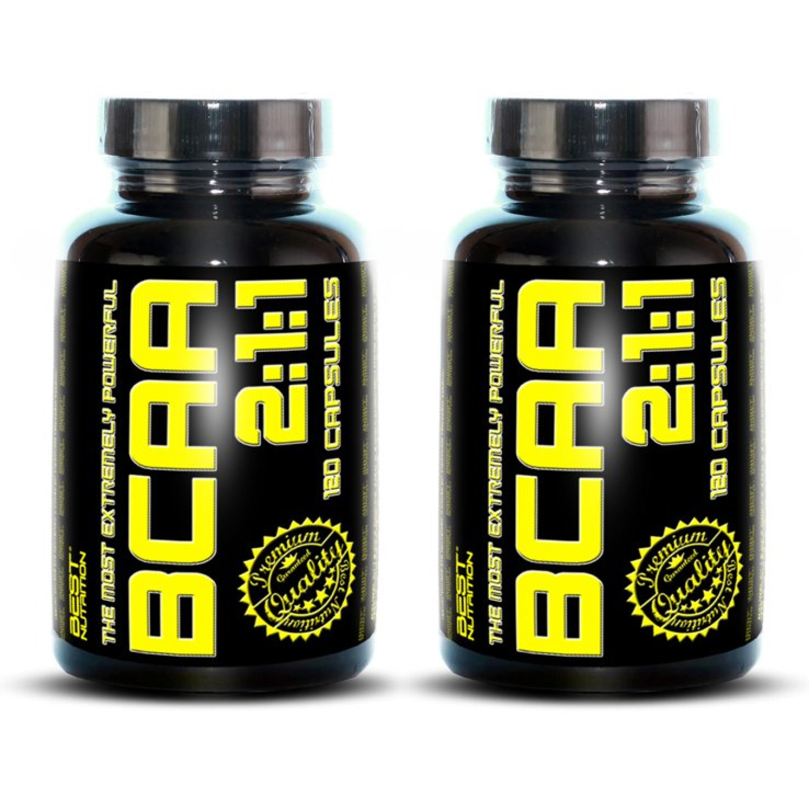 1+1 Zadarmo: BCAA 2:1:1 od Best Nutrition 120 kaps. + 120 kaps. · záber 1