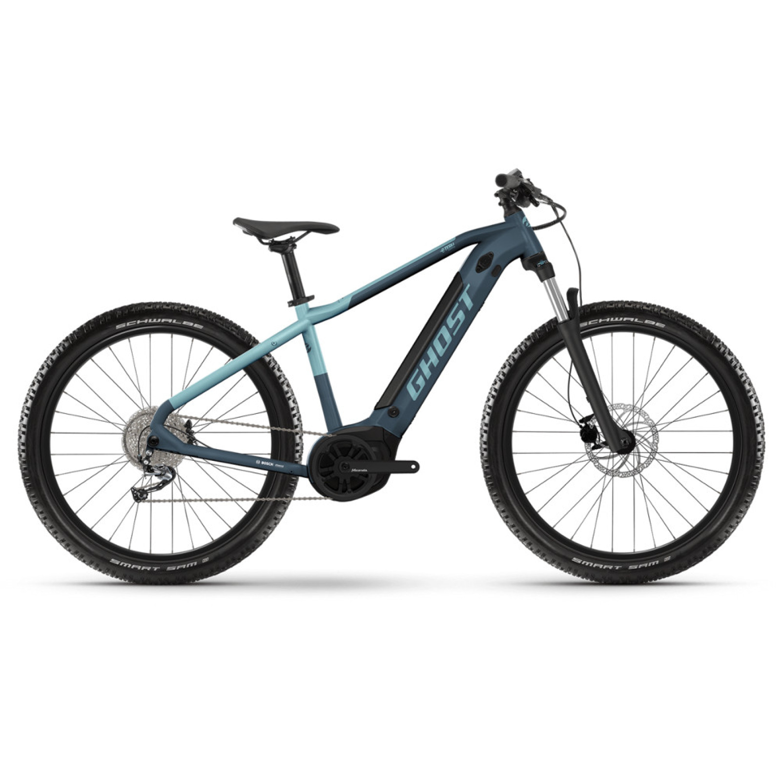 Ghost E-Teru Essential 29" B500 - model 2023 Grey/Blue - L (19", 179-189 cm) · záber 1