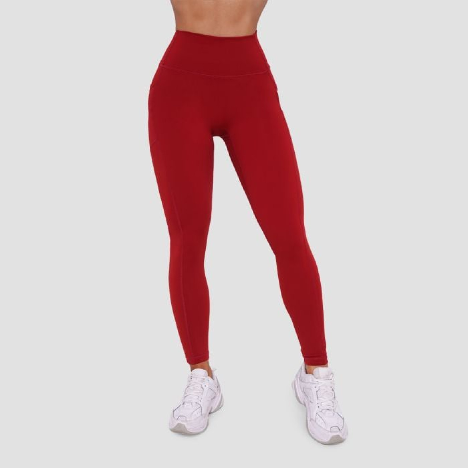 GymBeam Dámske legíny Ignite Dark Red LL · záber 1