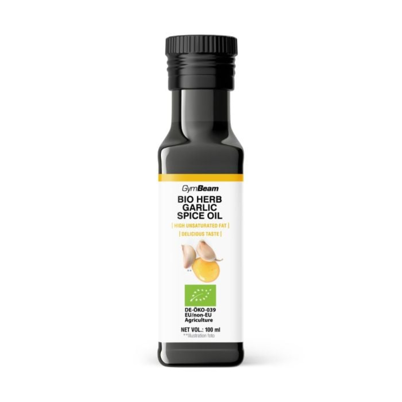 GymBeam BIO Bylinkovo-cesnakový olej · záber 1