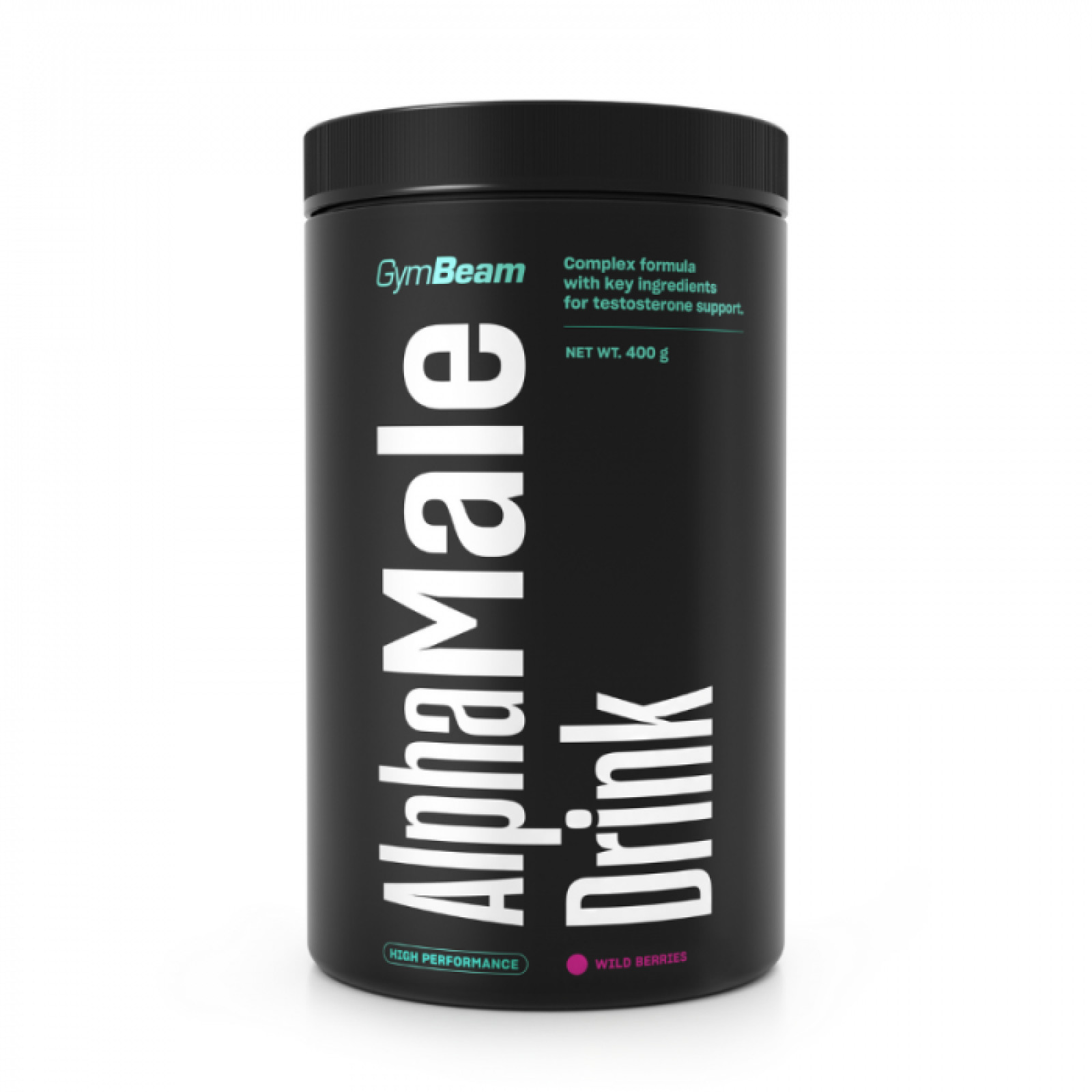 GymBeam AlphaMale Drink lesné ovocie · záber 1