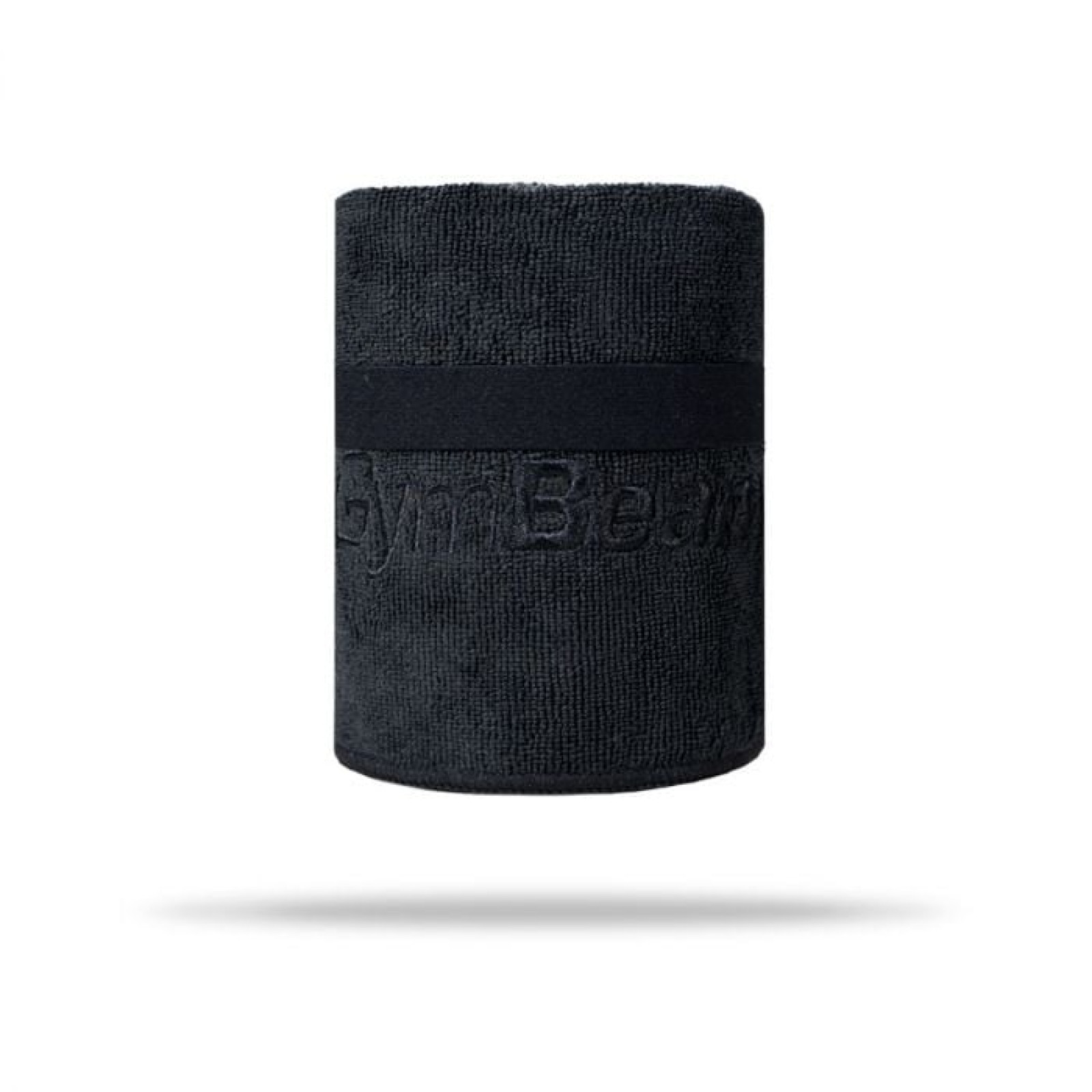 GymBeam Športový uterák z mikrovlákna Large Black · záber 1