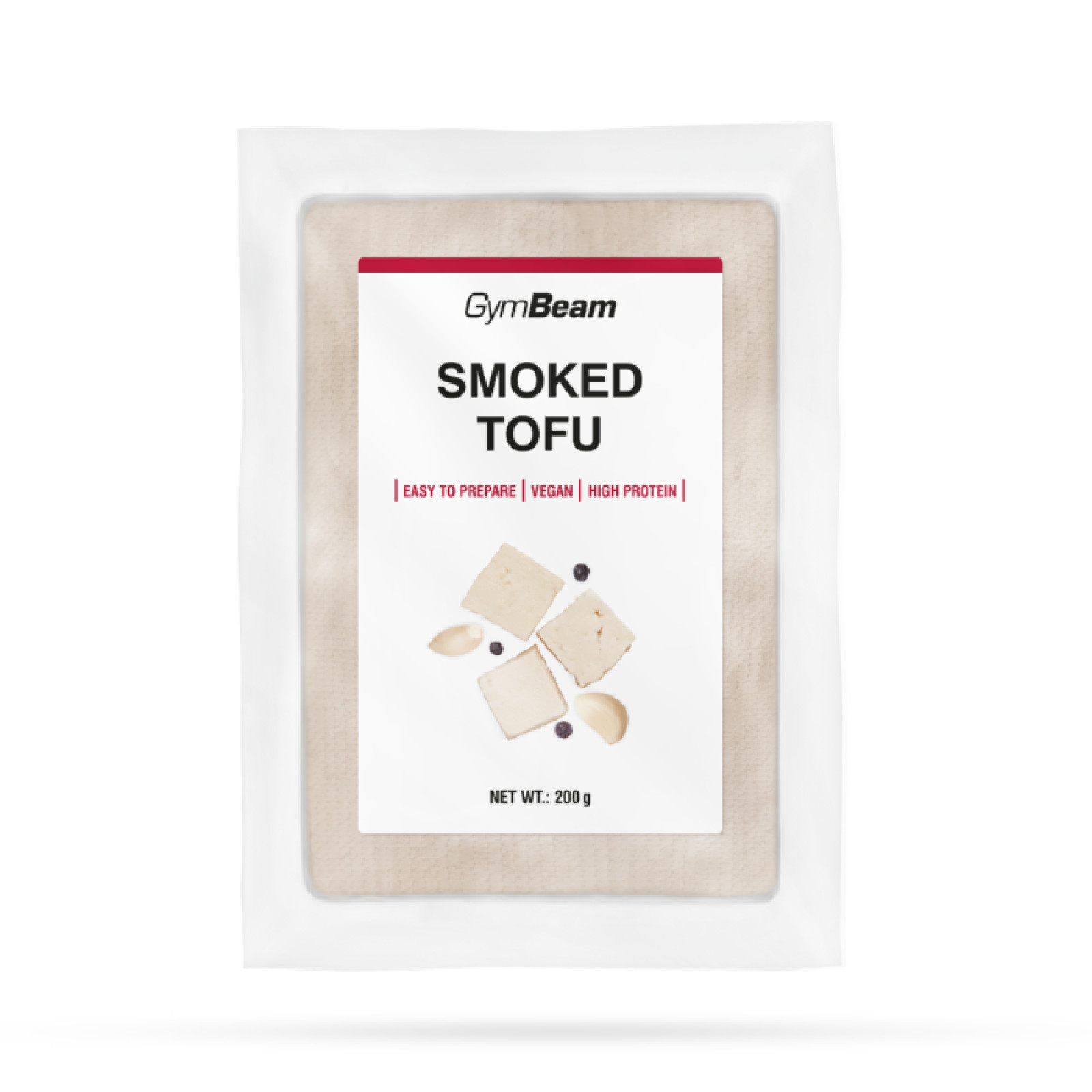 GymBeam Tofu údené - Príchuť: Údené | Hmotnosť: 0,2 kg | Balenie: 5 · záber 1
