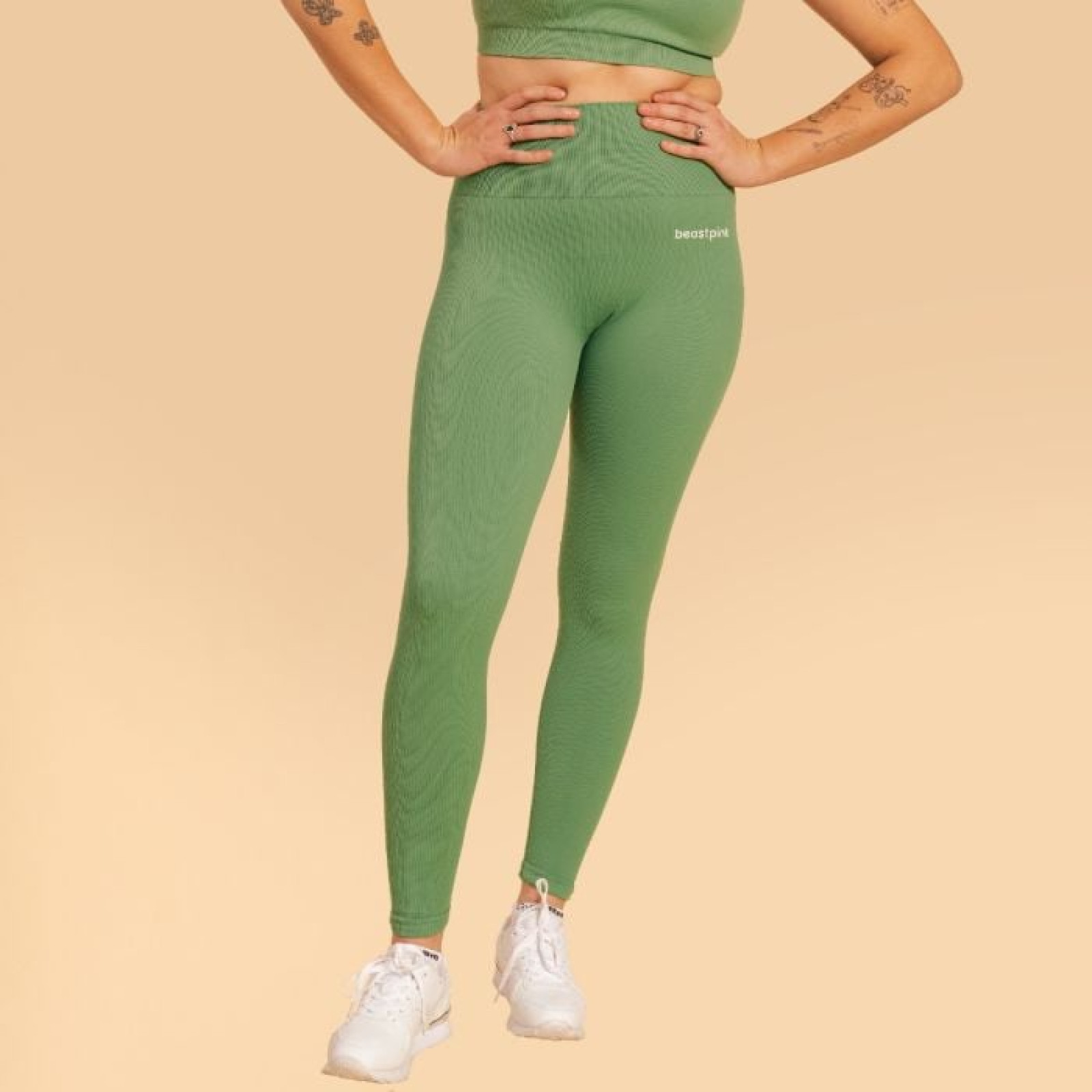 BeastPink Dámske legíny Hyper Olivine SS · záber 1