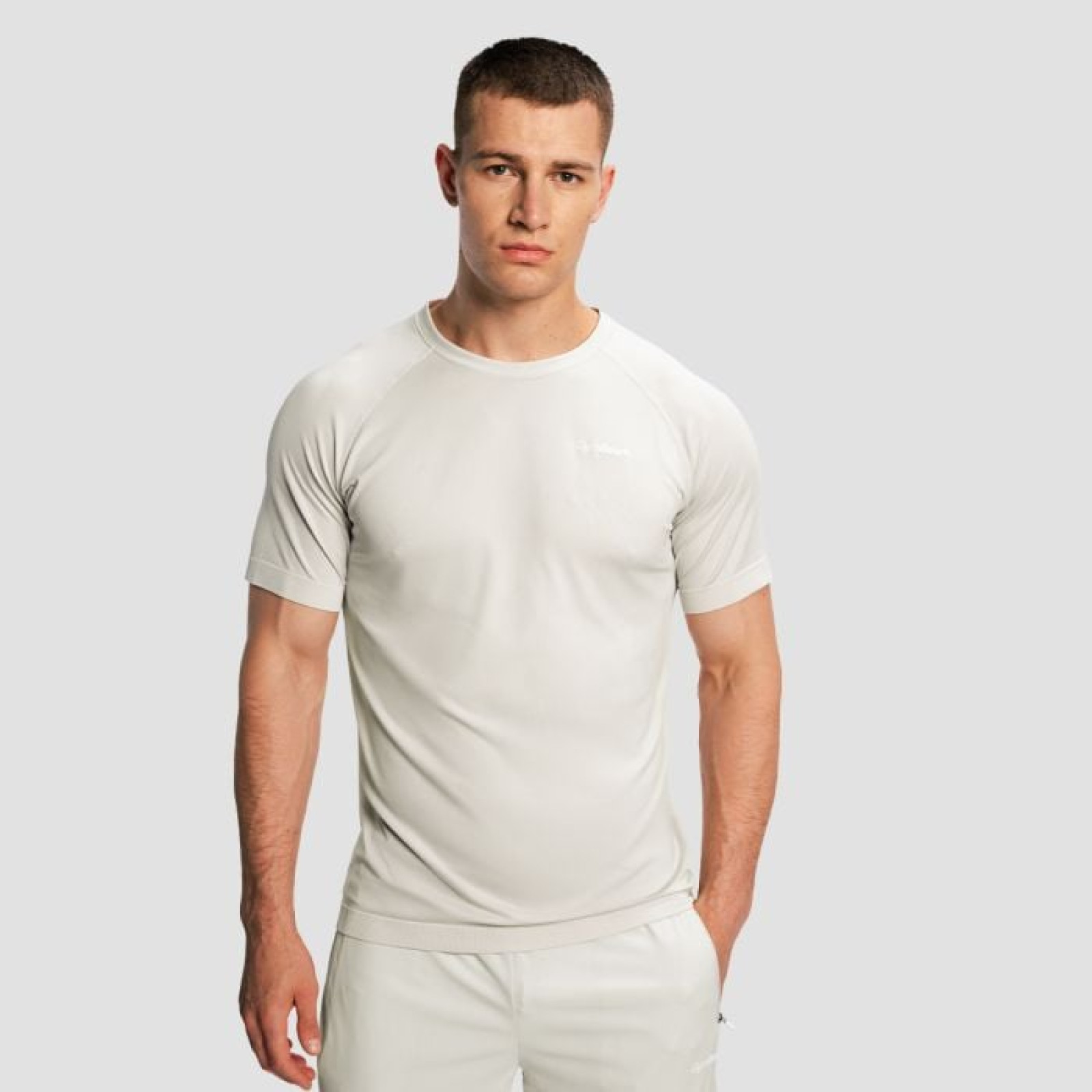 GymBeam Pánske bežecké tričko Pulse X Gray M · záber 1