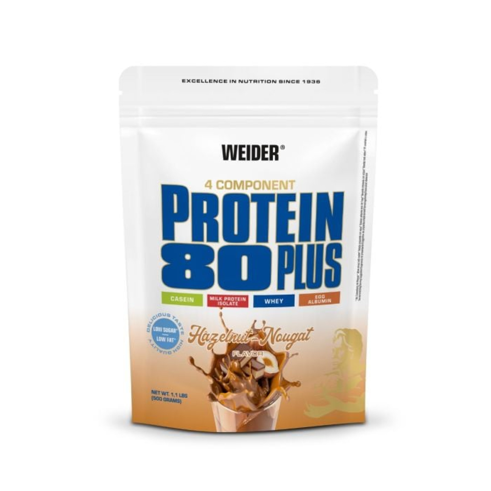 Weider Potein 80 PLUS lieskový orech nugát · záber 1
