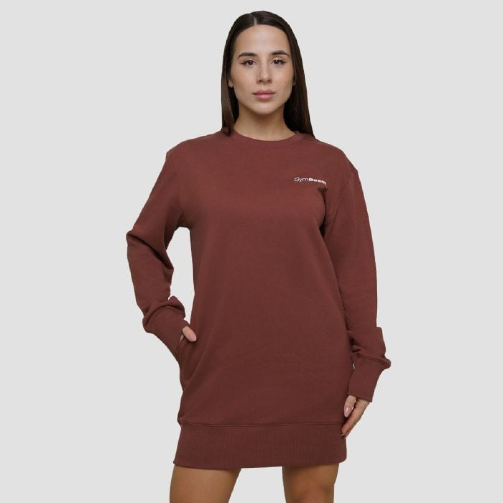 GymBeam Dámska mikina Agile Longline Root XSXS · záber 1