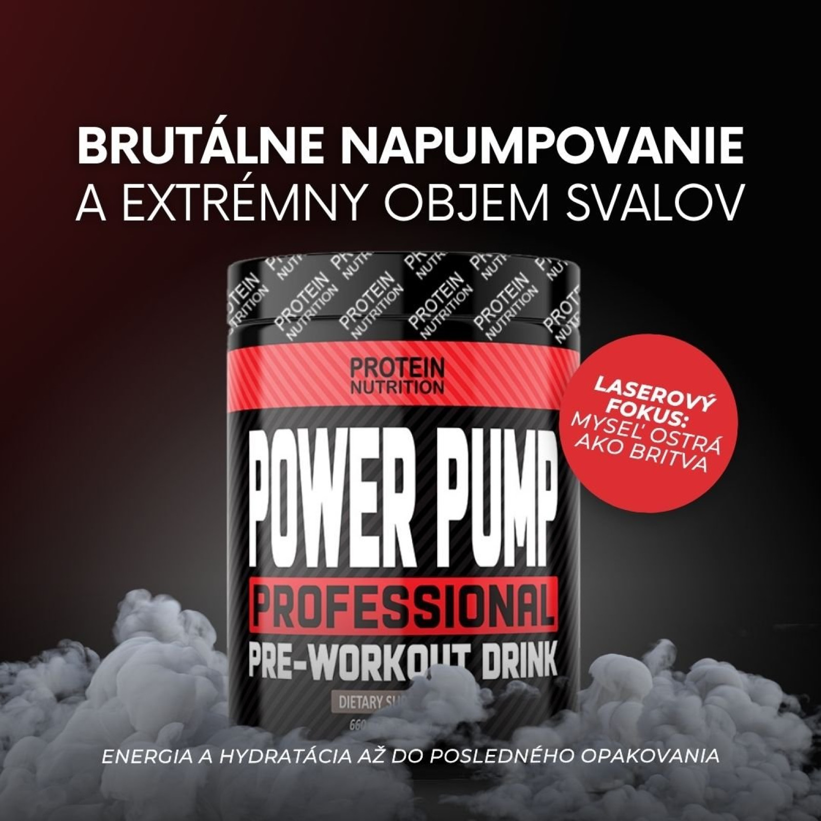Power Pump Professional - Protein Nutrition 660 g Cherry Lollipop · záber 1