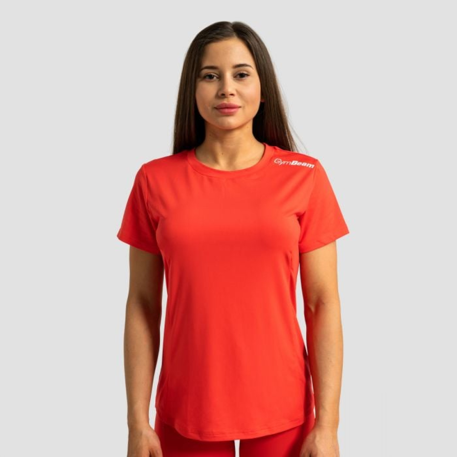GymBeam Dámske športové tričko Limitless Hot Red SS · záber 1