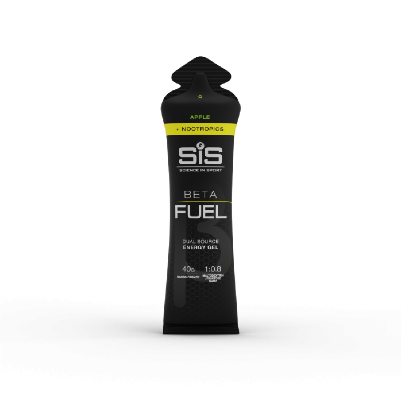 Science in Sport Beta Fuel Gél + Nootropiká jablko - Príchuť: Jablko | Hmotnosť: 0,06 kg | Objem: 60 ml | Balenie: 30 · záber 1