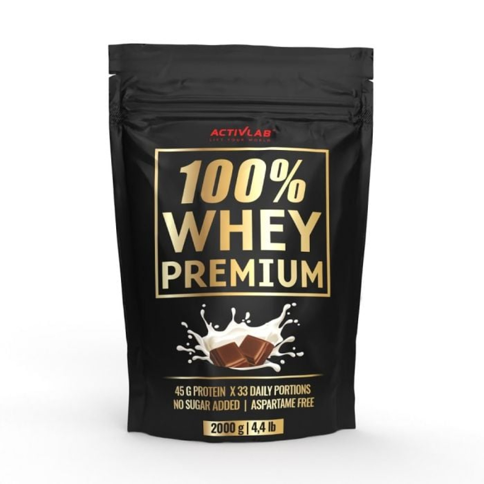 ActivLab 100% Whey Premium čokoláda · záber 1