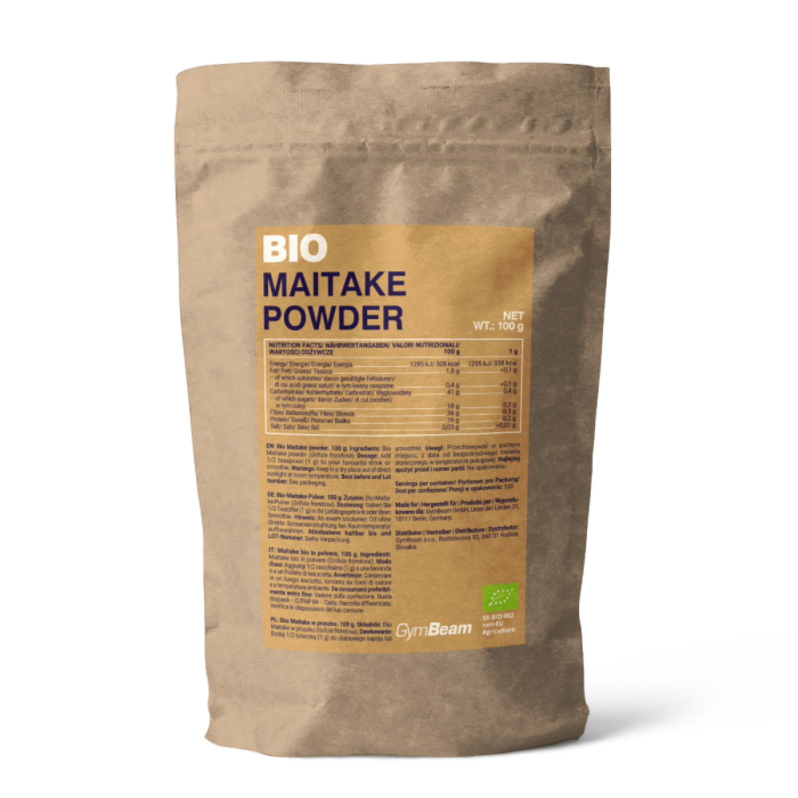 GymBeam BIO Maitake prášok · záber 1