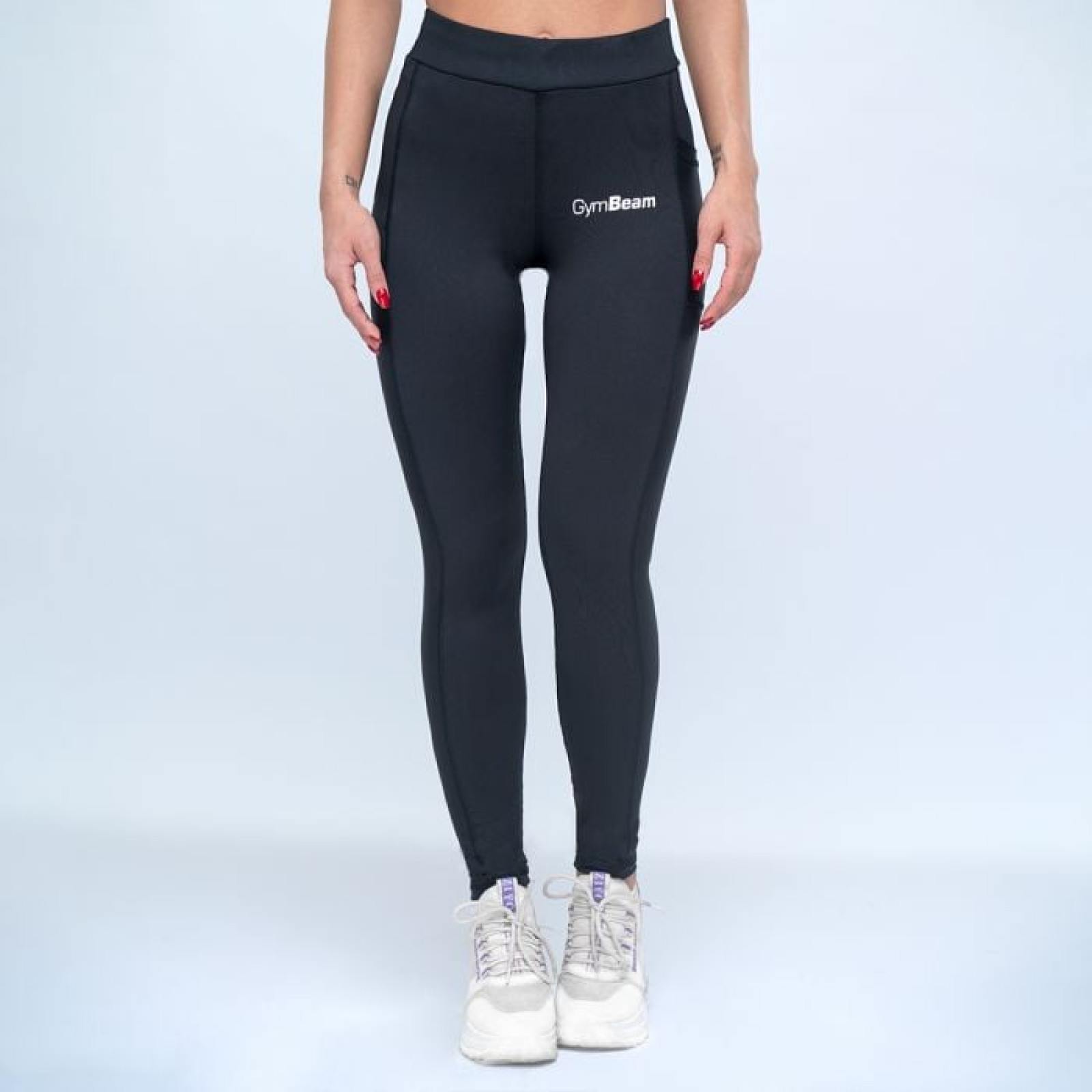 GymBeam Dámske legíny Mesh Black M · záber 1