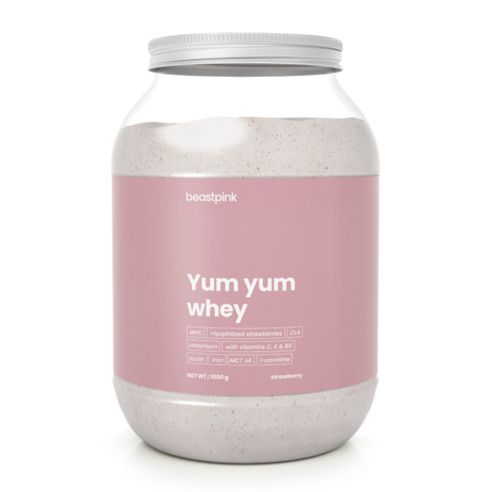 BeastPink Yum Yum Whey strawberry splash · záber 1