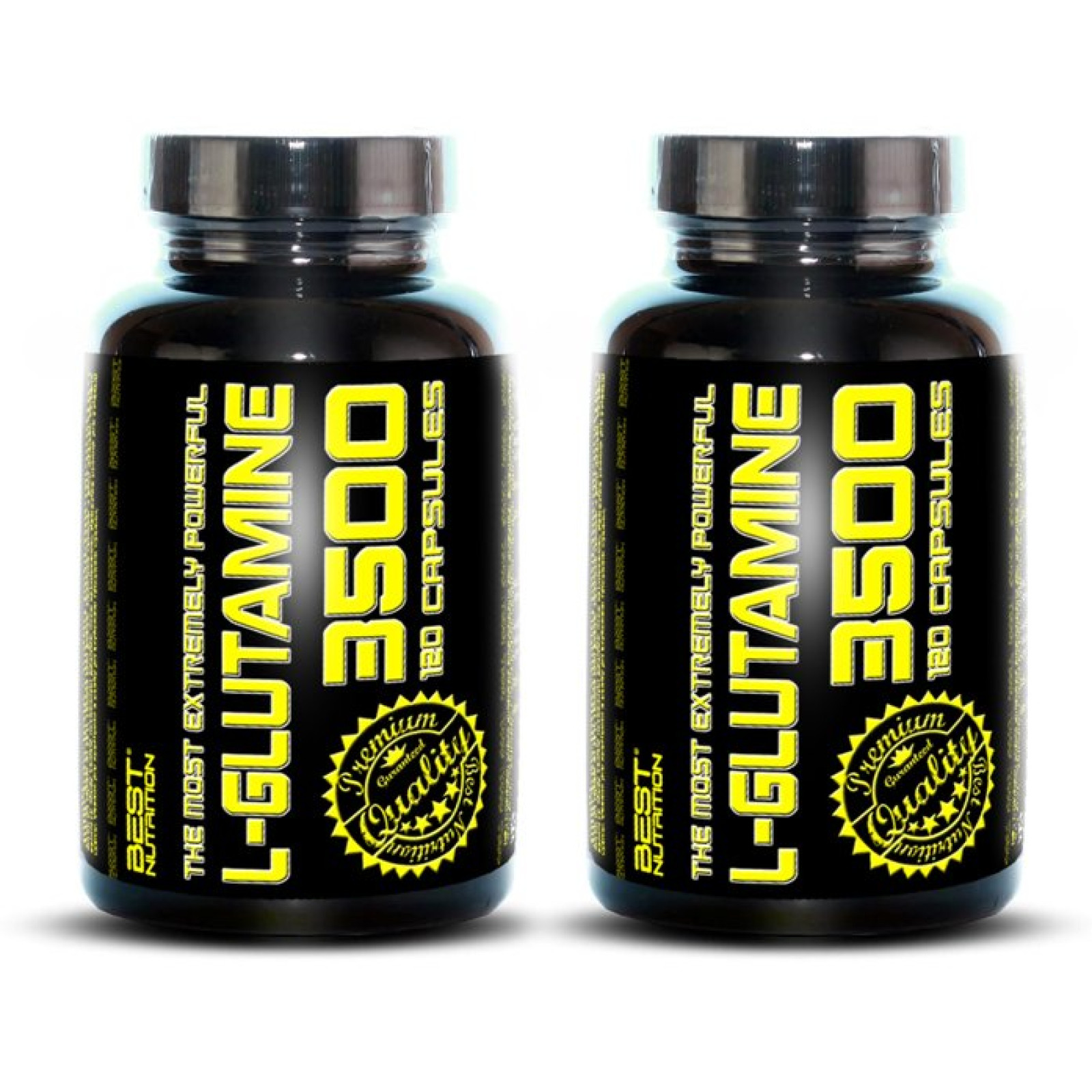 1+1 Zadarmo: L-Glutamine od Best Nutrition 120 kaps. + 120 kaps. · záber 1