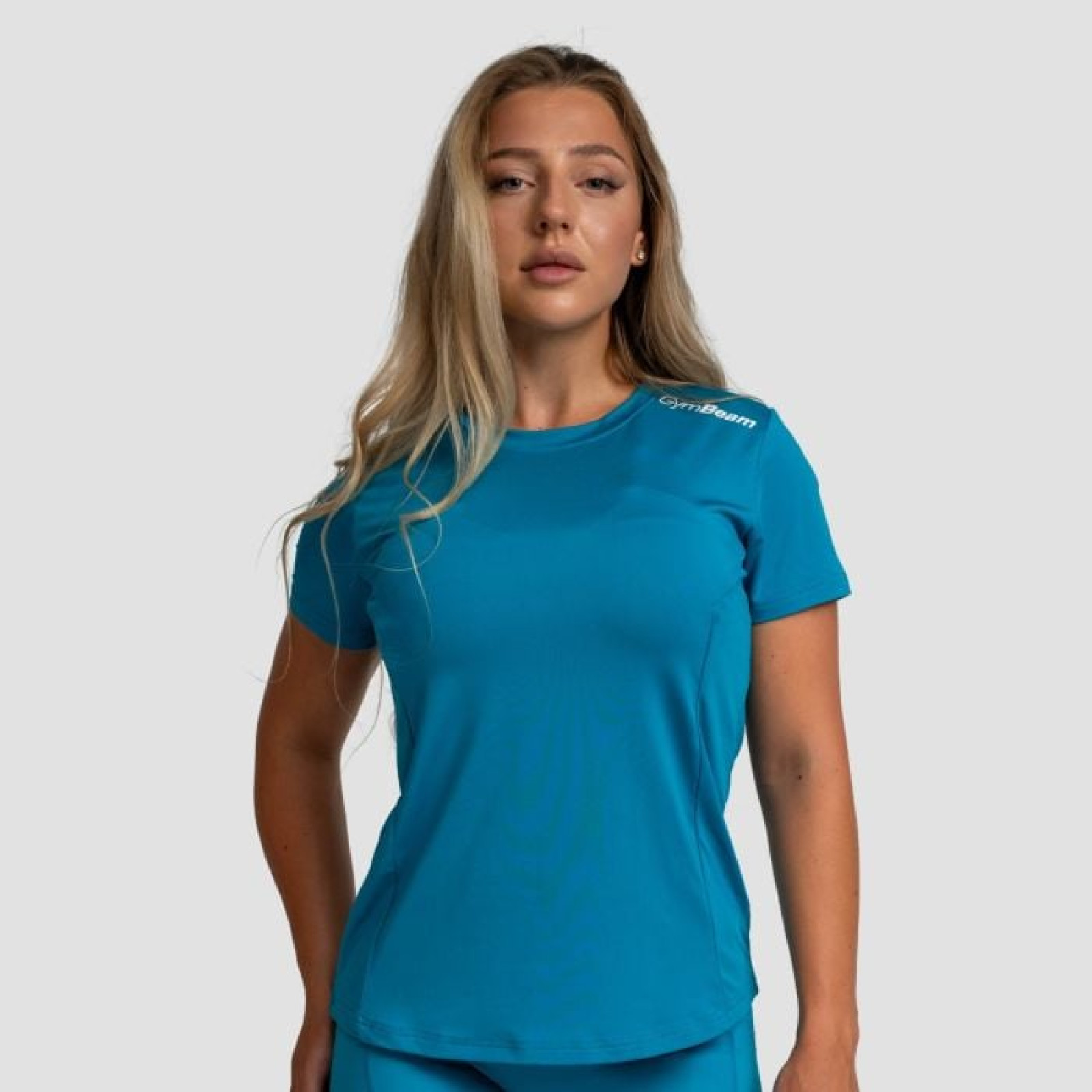 GymBeam Dámske športové tričko Limitless Aquamarine XSXS · záber 1